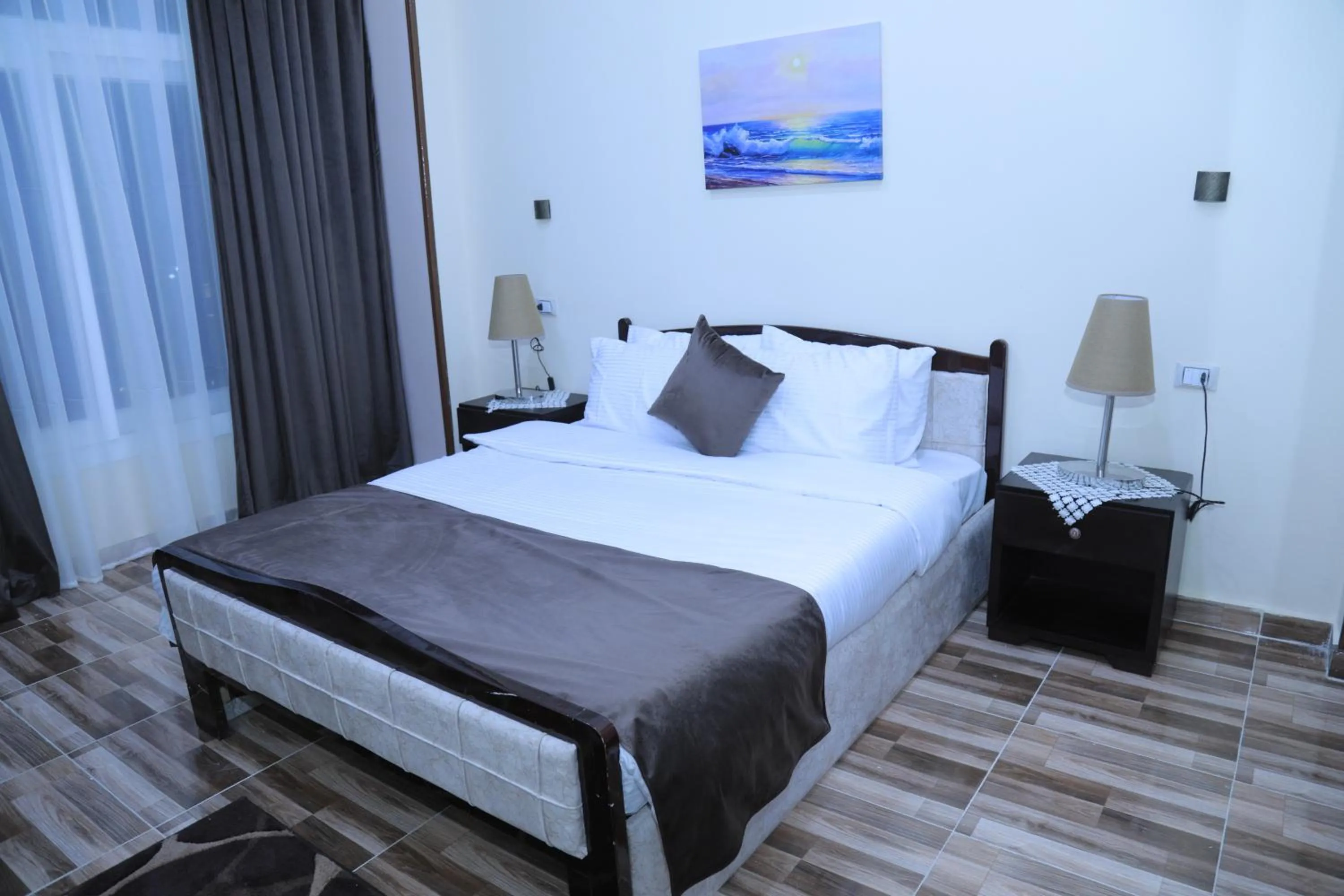 Bed in Jewel Fayed Hotel