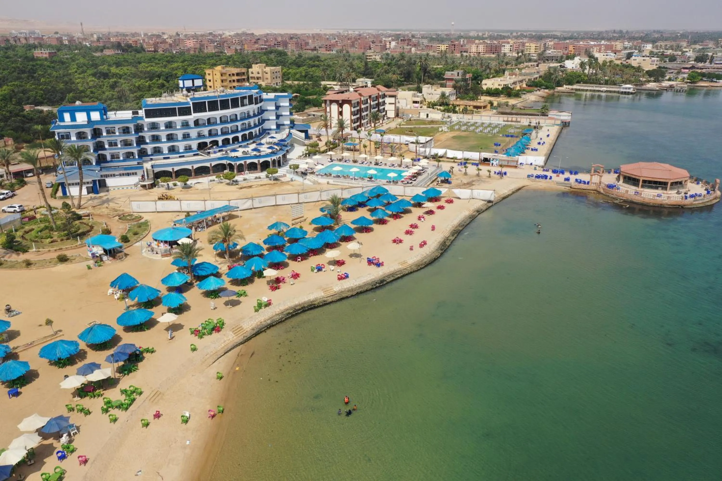 Bird's eye view in Jewel Fayed Hotel