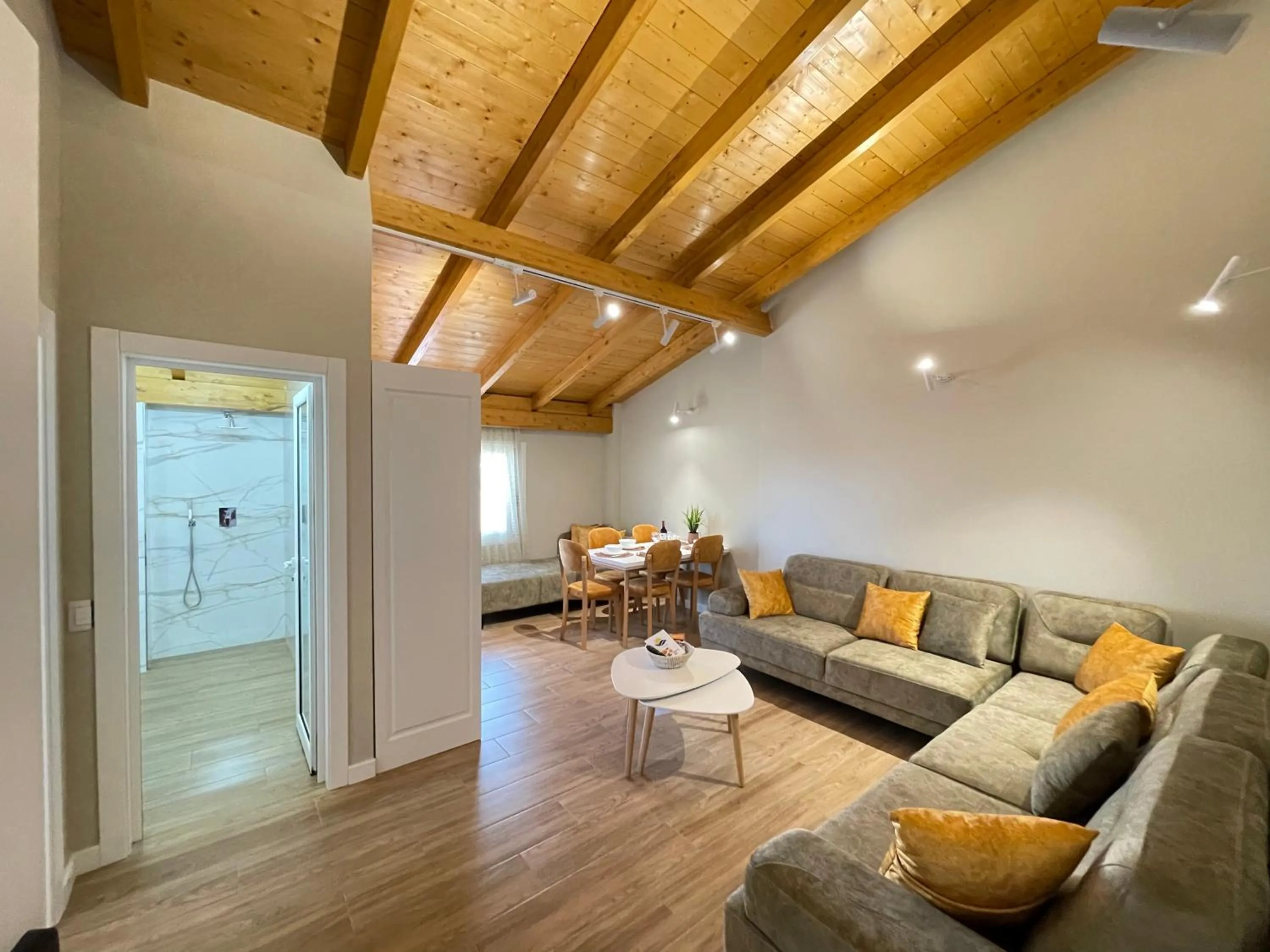 Living room in Arial Penthouse Suites