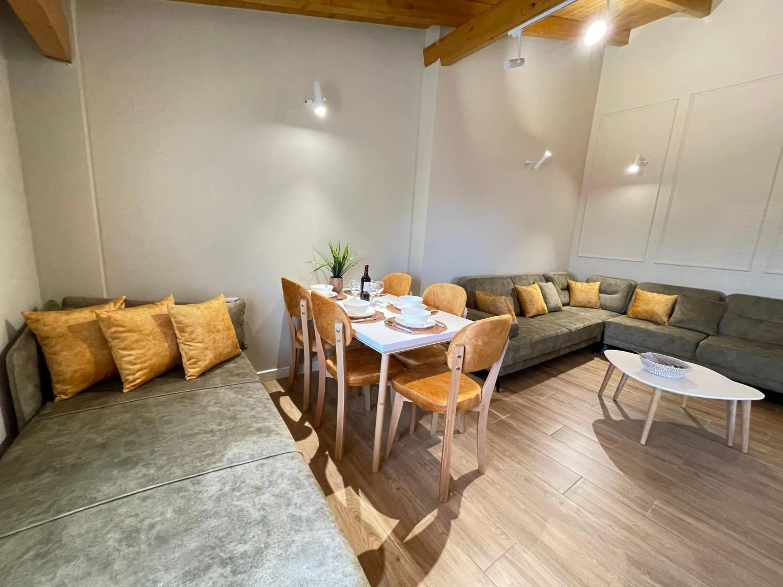 Living room in Arial Penthouse Suites