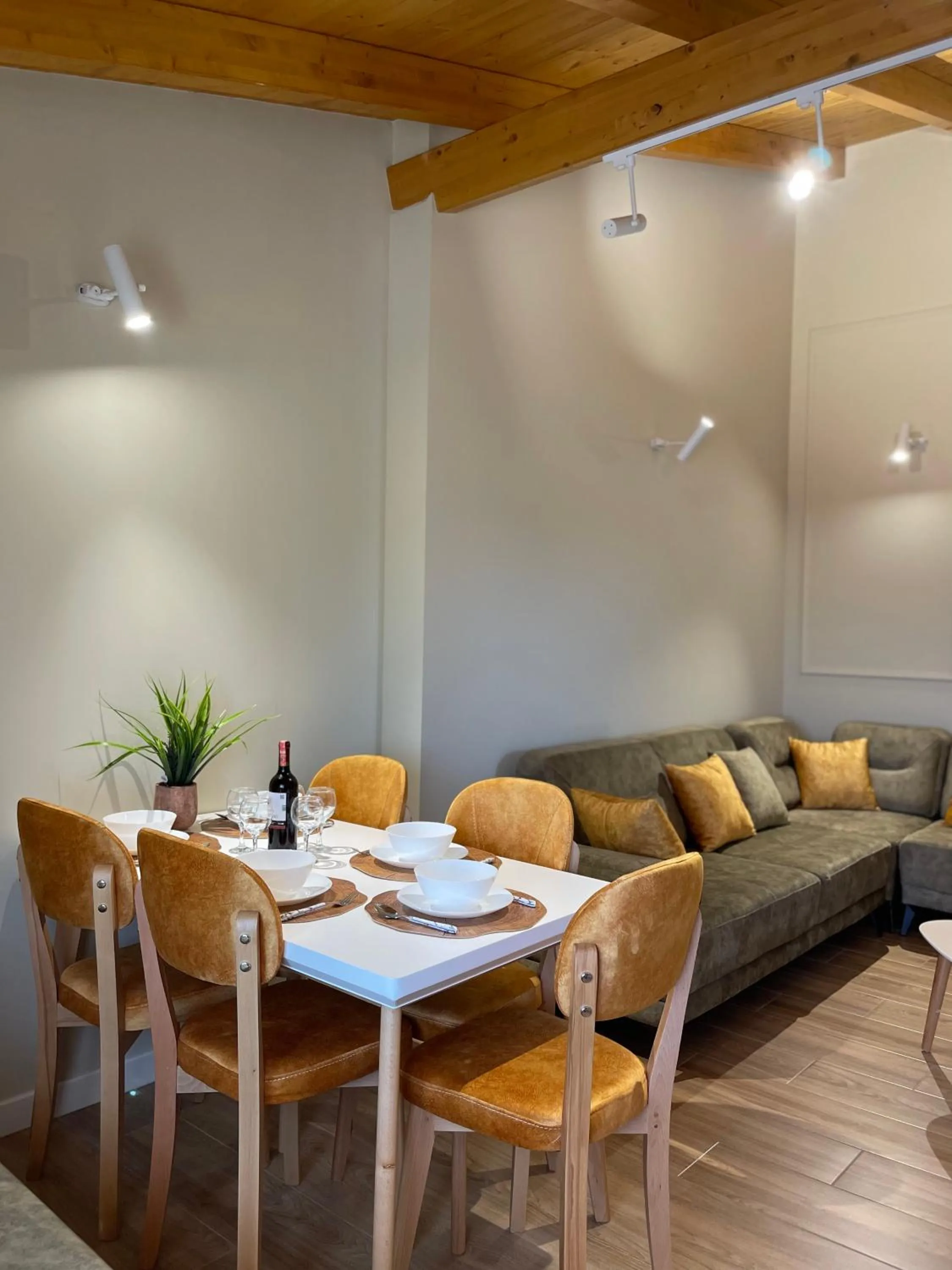 Living room in Arial Penthouse Suites