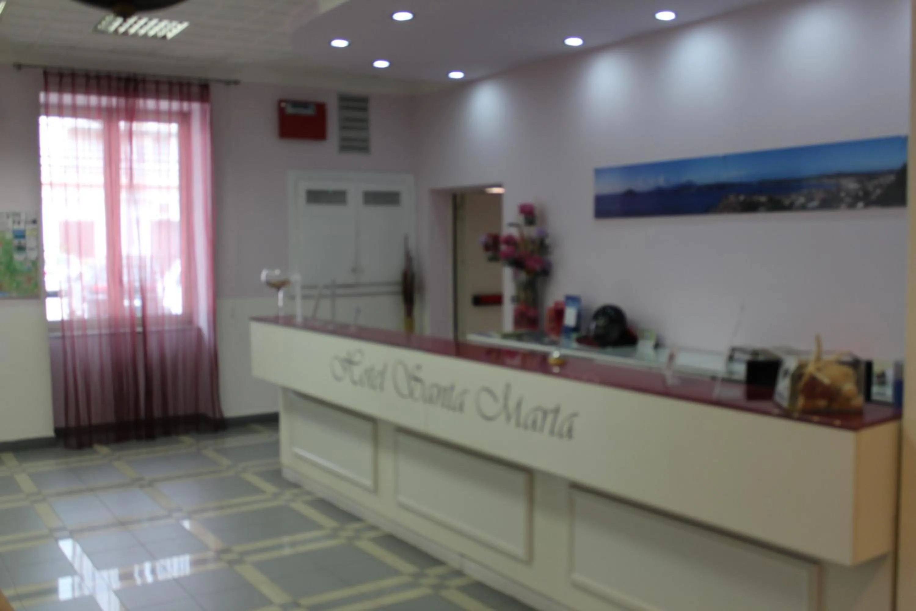 Lobby or reception in Hotel Santa Marta