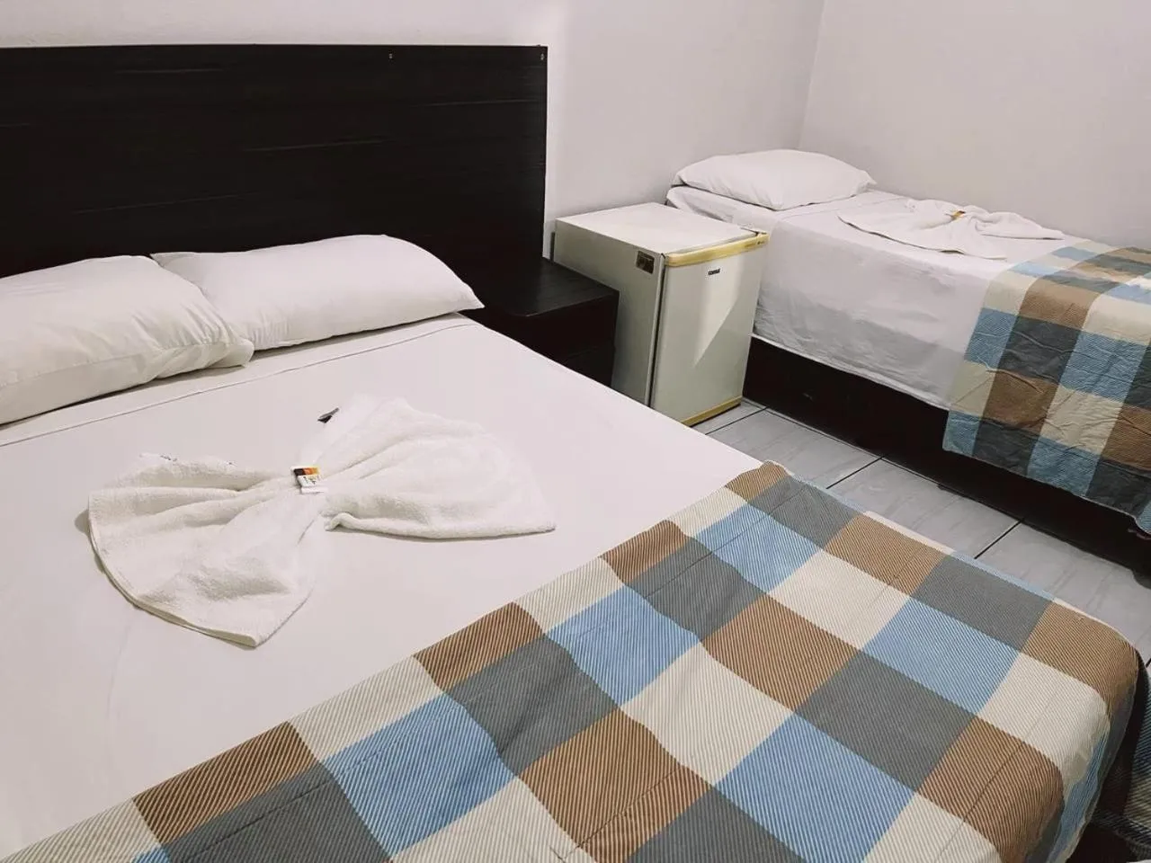 Bed in Pousada da Maira