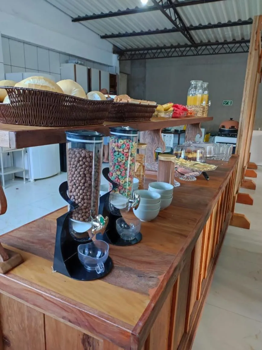 Buffet breakfast in Pousada da Maira
