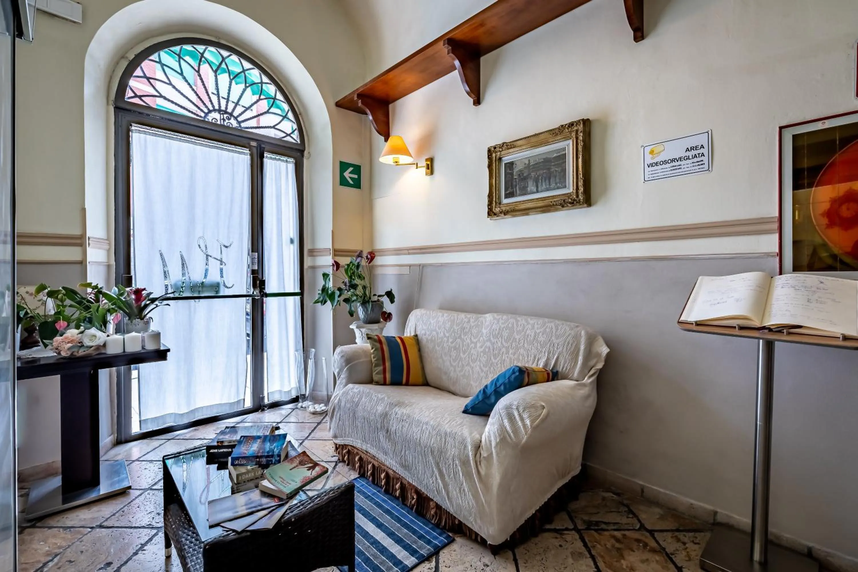 Lobby or reception in Hotel Minerva