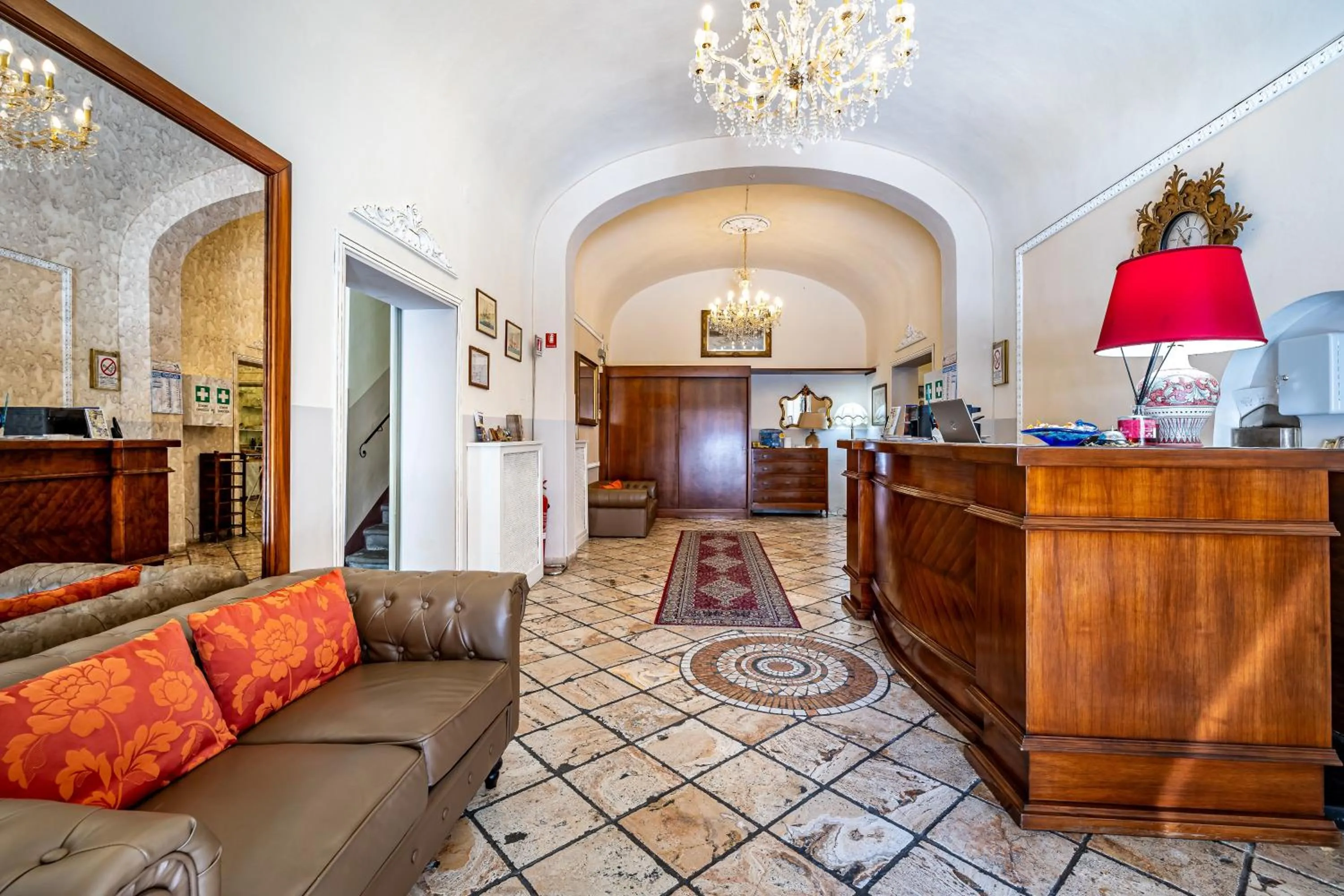 Lobby or reception in Hotel Minerva