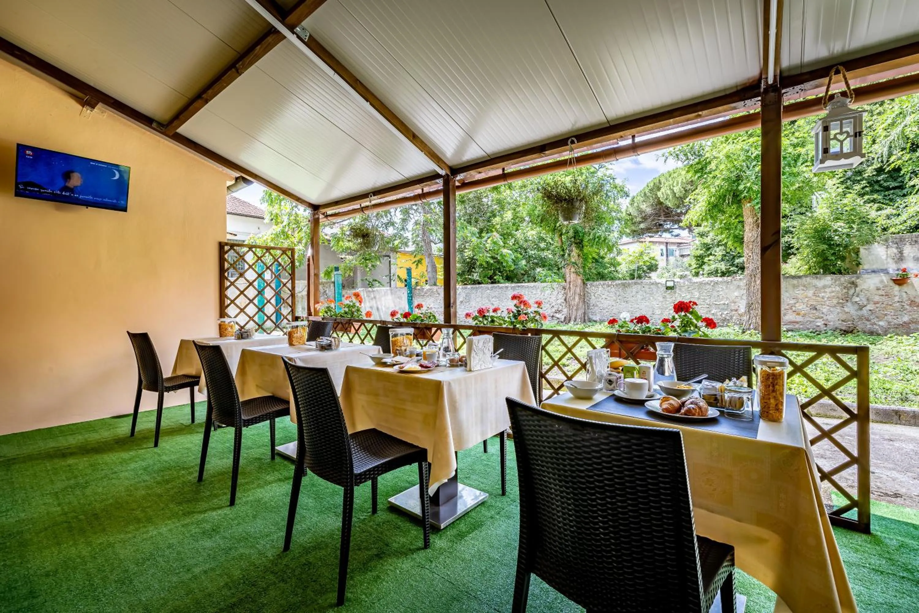 Garden in Hotel Minerva