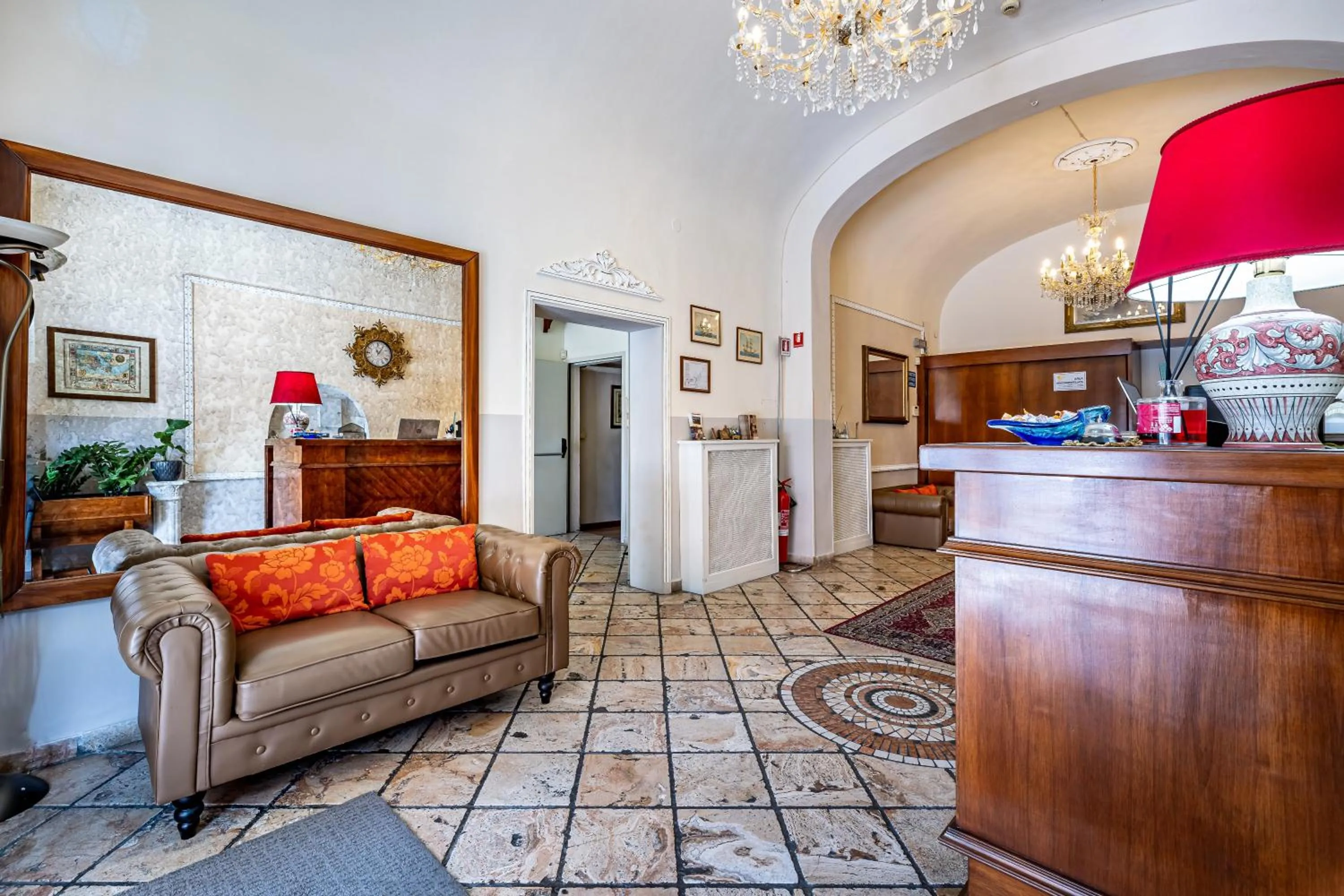 Lobby or reception in Hotel Minerva