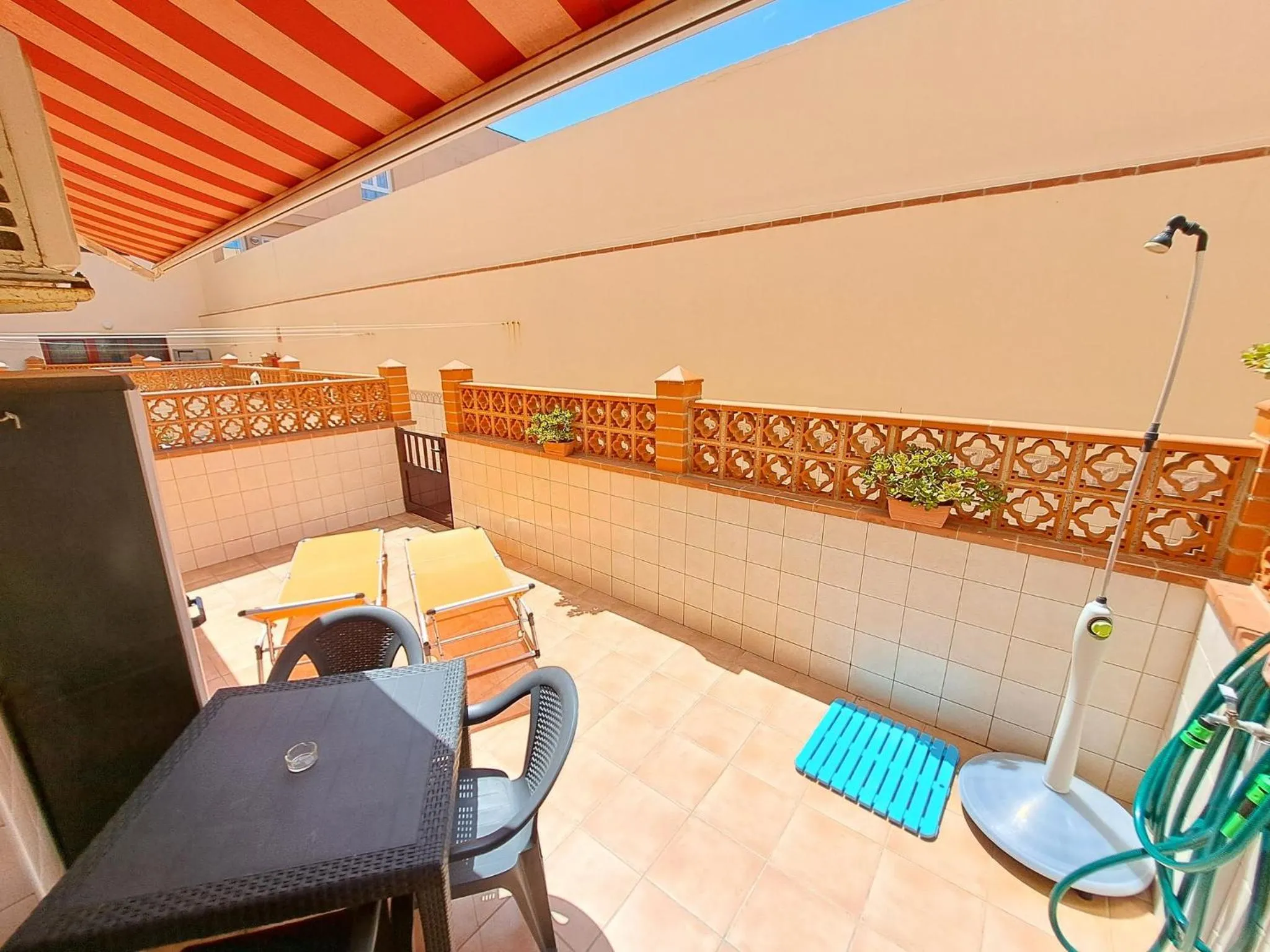 Balcony/Terrace in Casa Mamu, terrace, wifi and air con