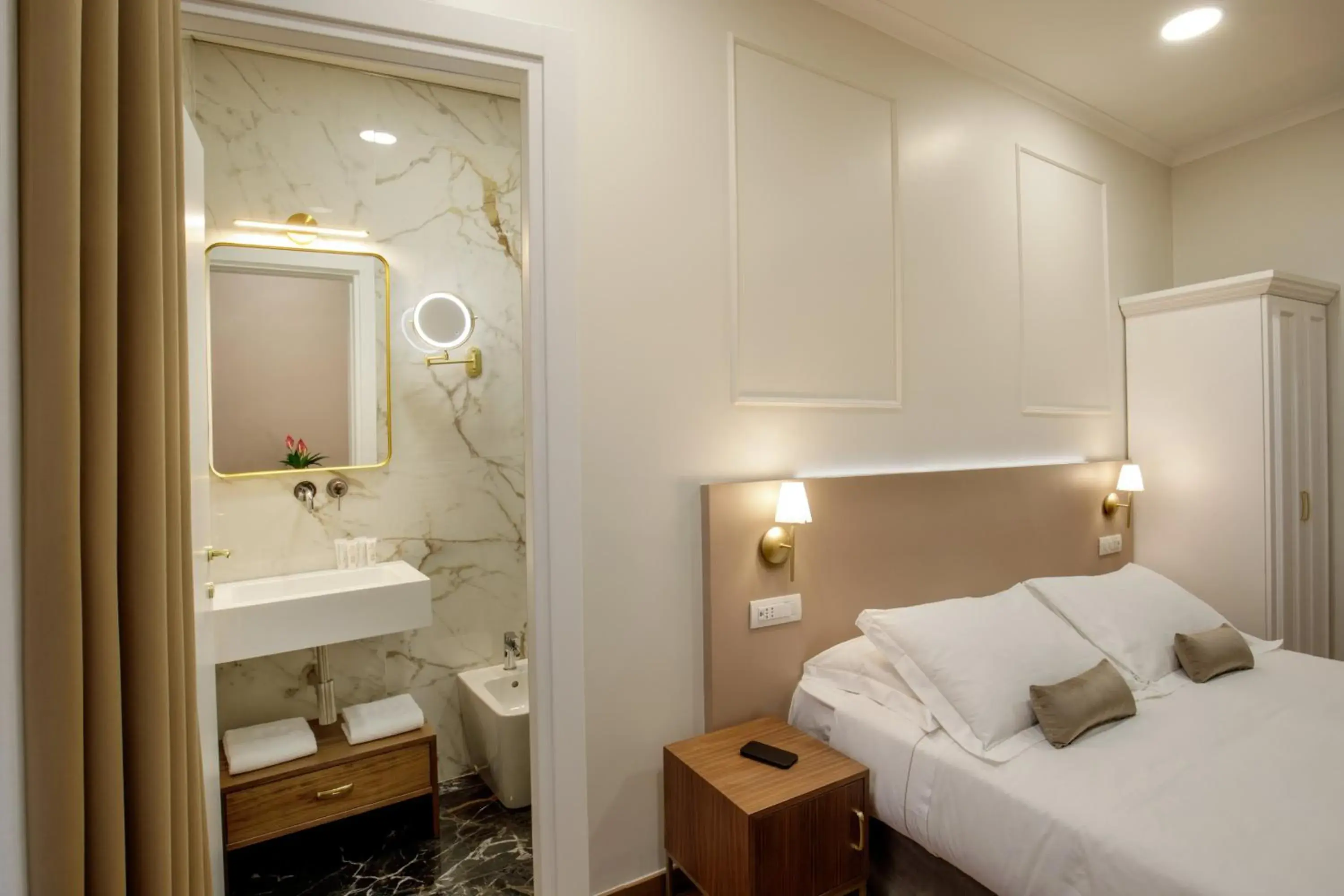 Bed in Hotel Forte Bed in Hotel Forte