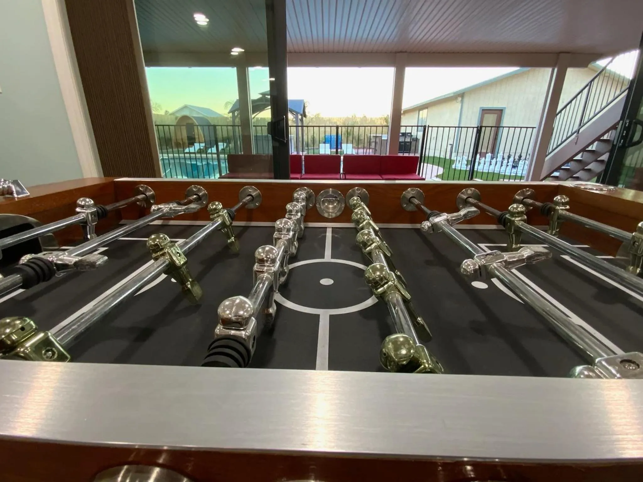 Game Room in Buddha Mansion Luxury Resort - 8BR Modern, HotTub, Huge pool, Sauna, BBQ grill, Game Room