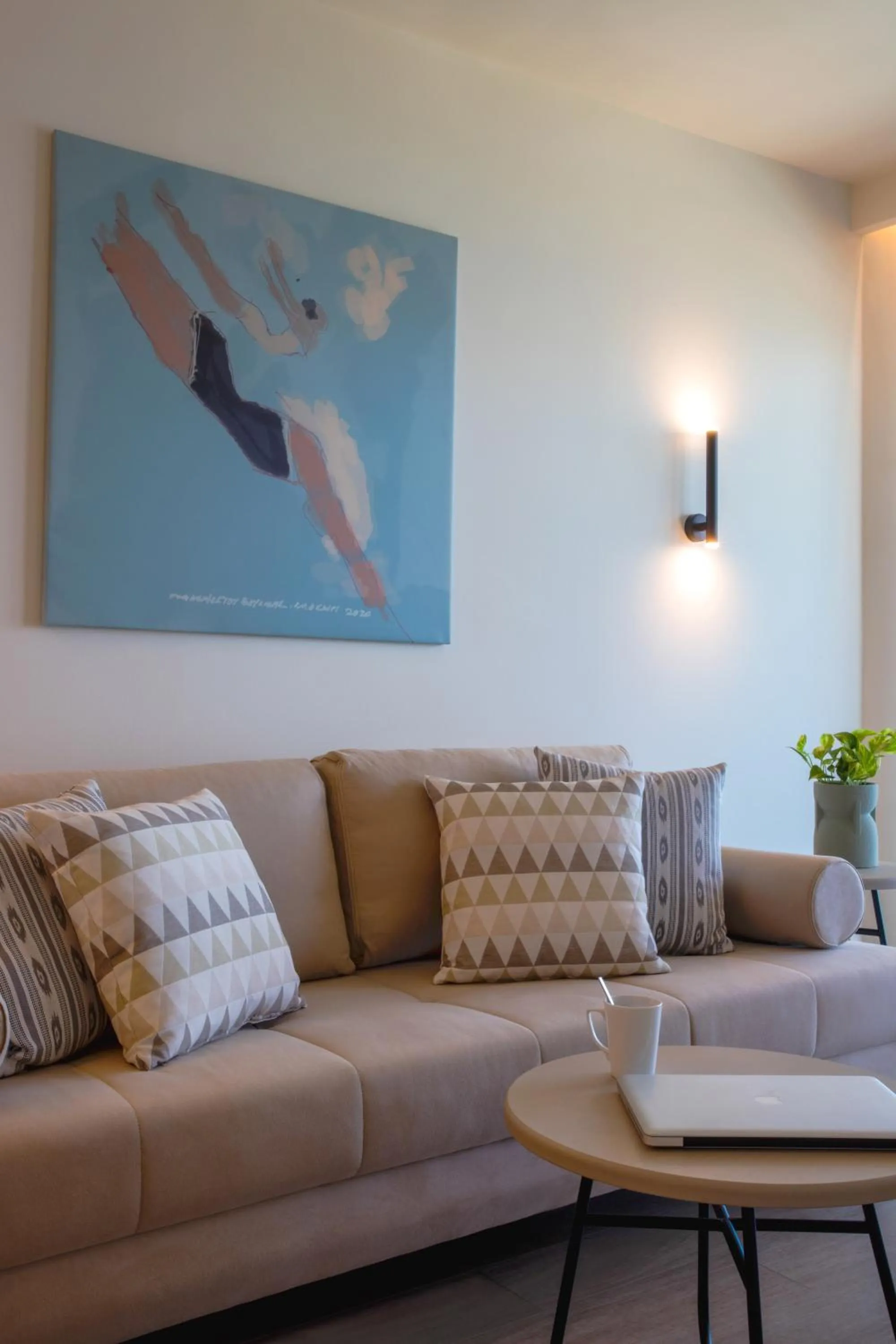 Seating area in KoSea Boutique Hotel