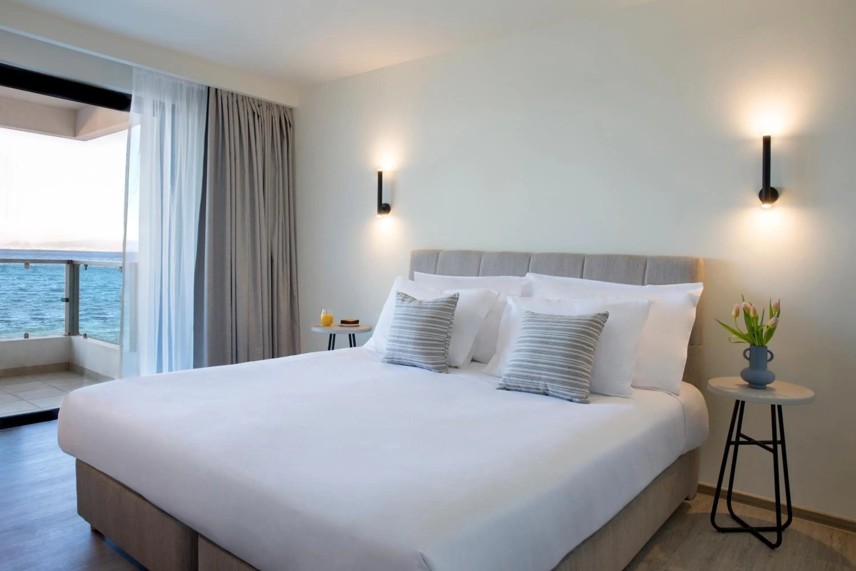 Bed in KoSea Boutique Hotel