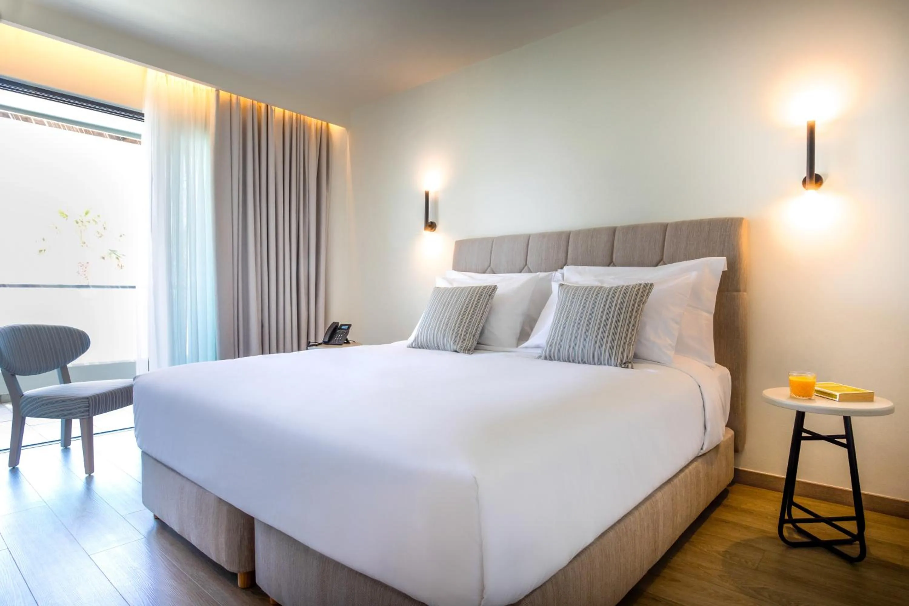 Bed in KoSea Boutique Hotel