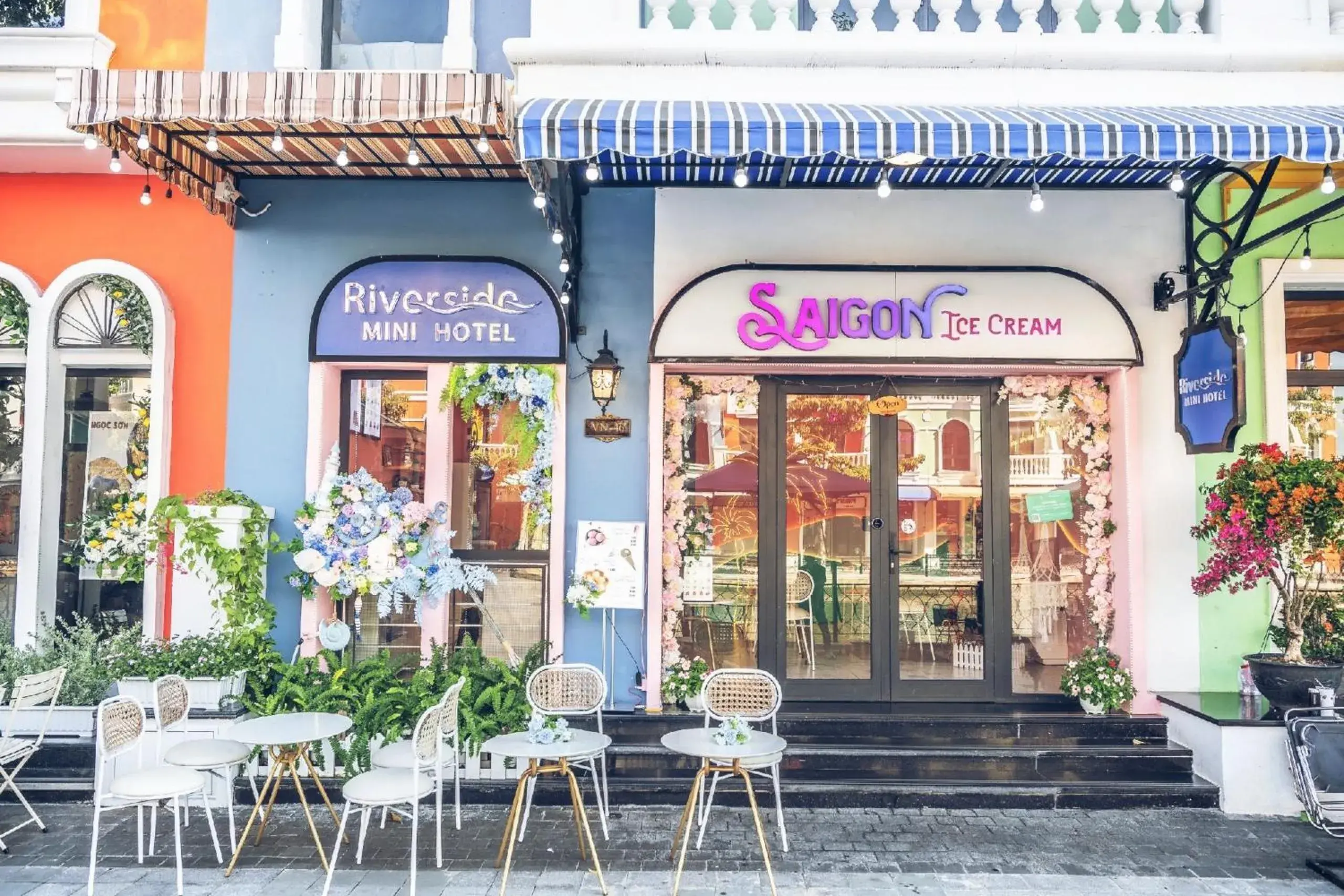 Property building in Riverside Mini Hotel Grand World Phu Quoc Property building in Riverside Mini Hotel Grand World Phu Quoc