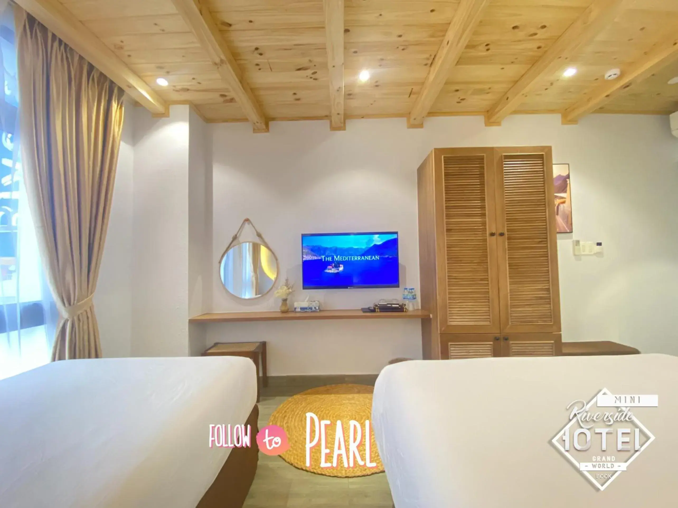 Bedroom, Bed in Riverside Mini Hotel Grand World Phu Quoc Bedroom, Bed in Riverside Mini Hotel Grand World Phu Quoc