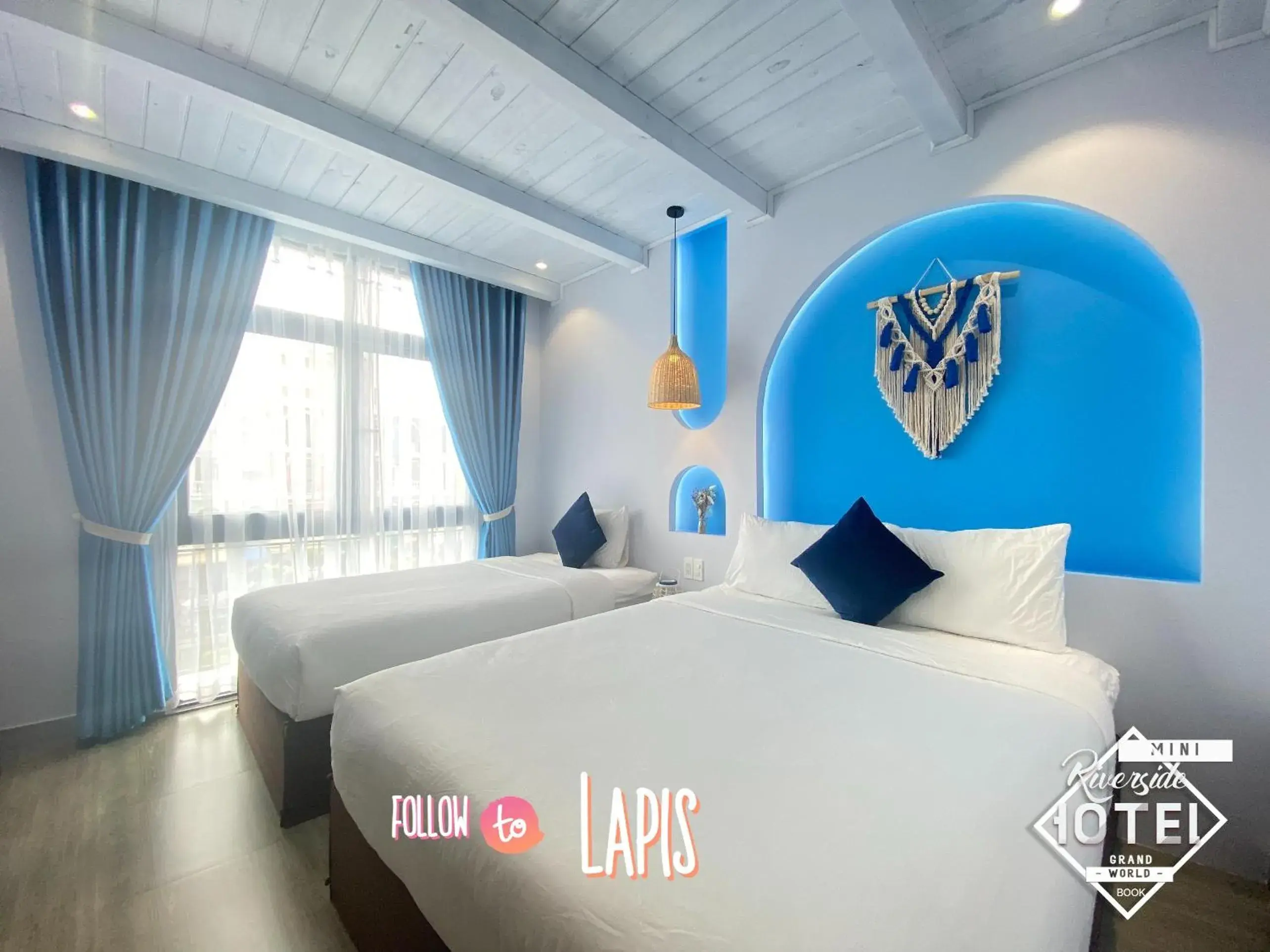 Bedroom, Bed in Riverside Mini Hotel Grand World Phu Quoc Bedroom, Bed in Riverside Mini Hotel Grand World Phu Quoc