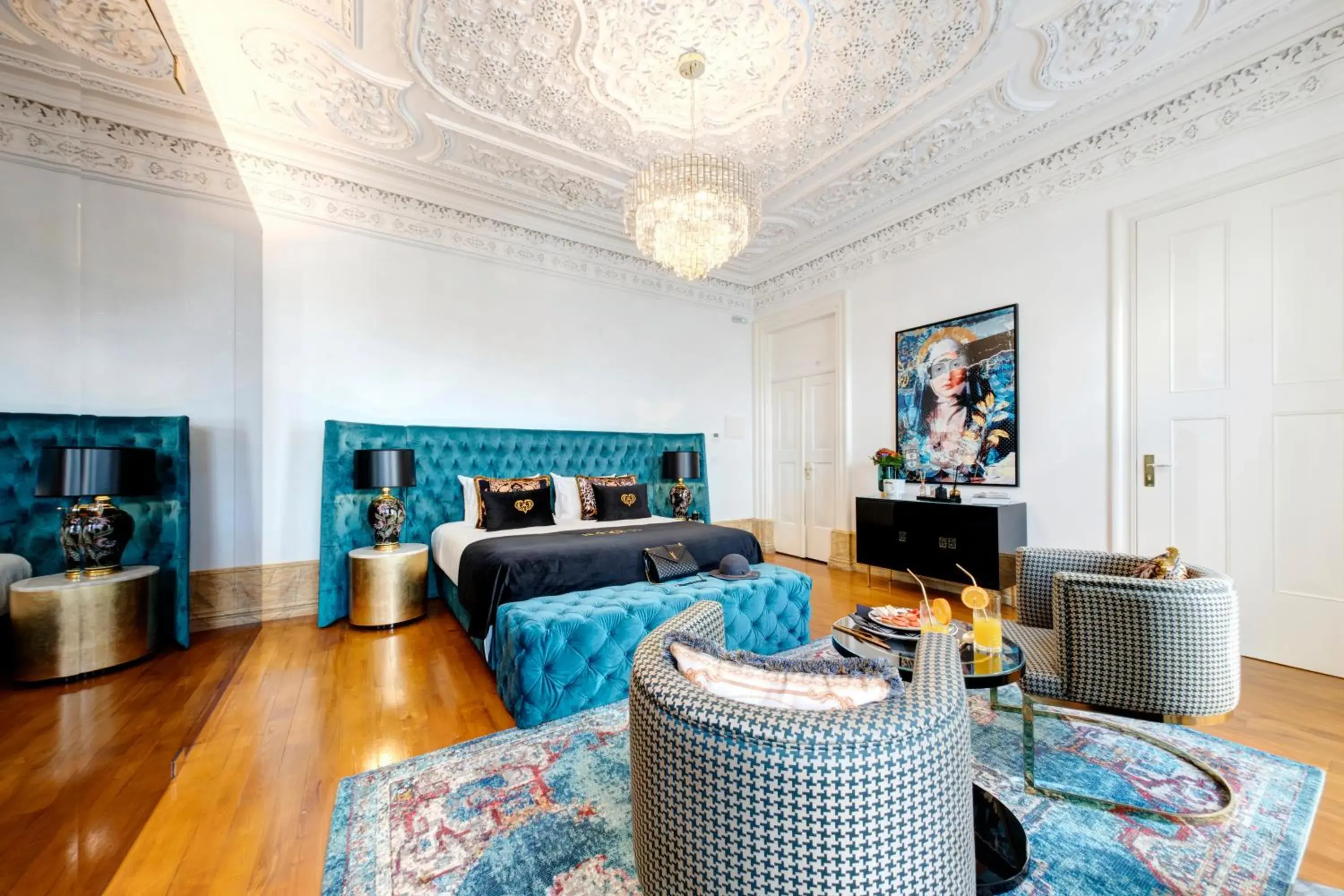 Bedroom, Bed in 1877 Estrela Palace Bedroom, Bed in 1877 Estrela Palace