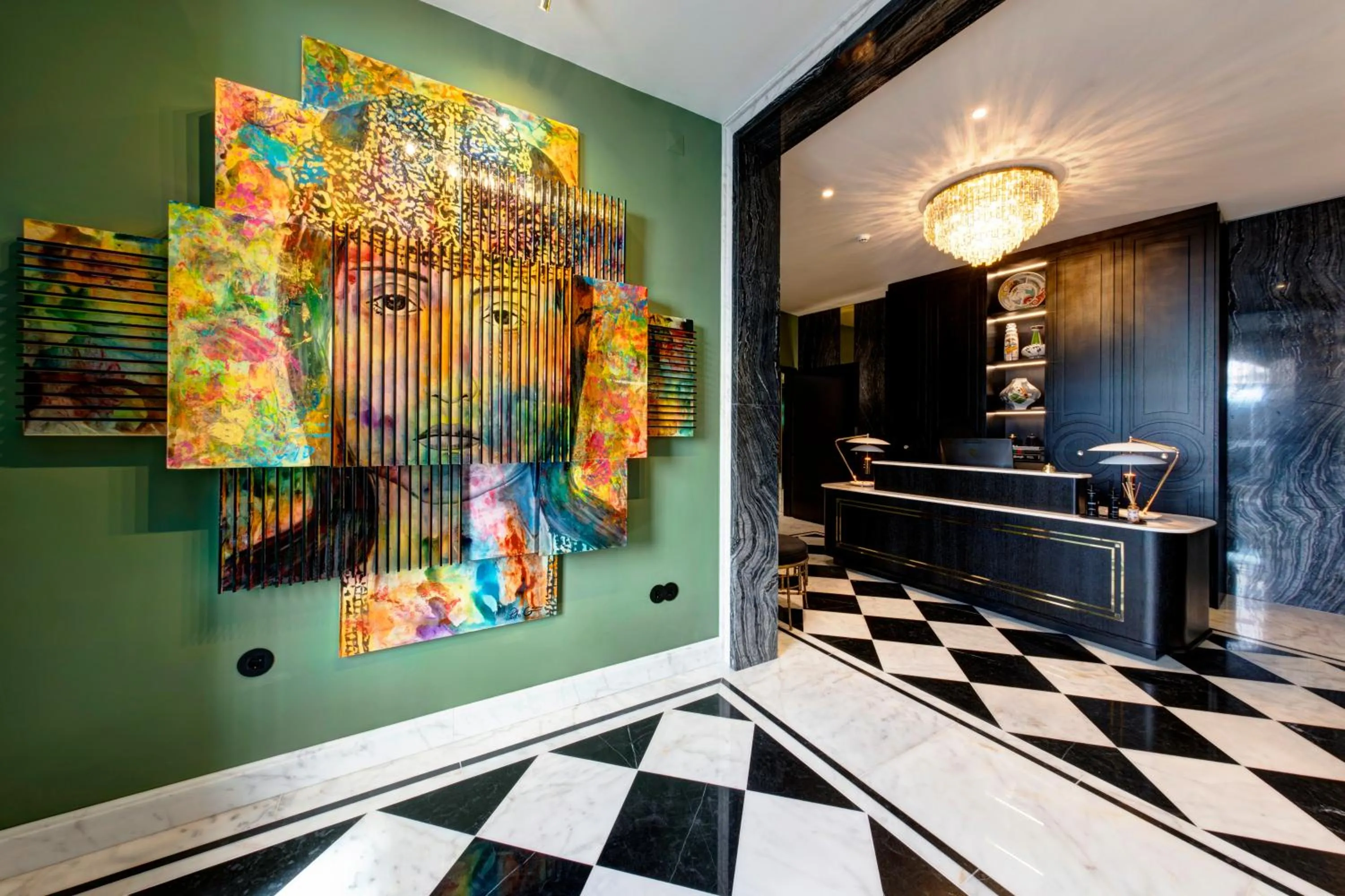 Lobby or reception in 1877 Estrela Palace