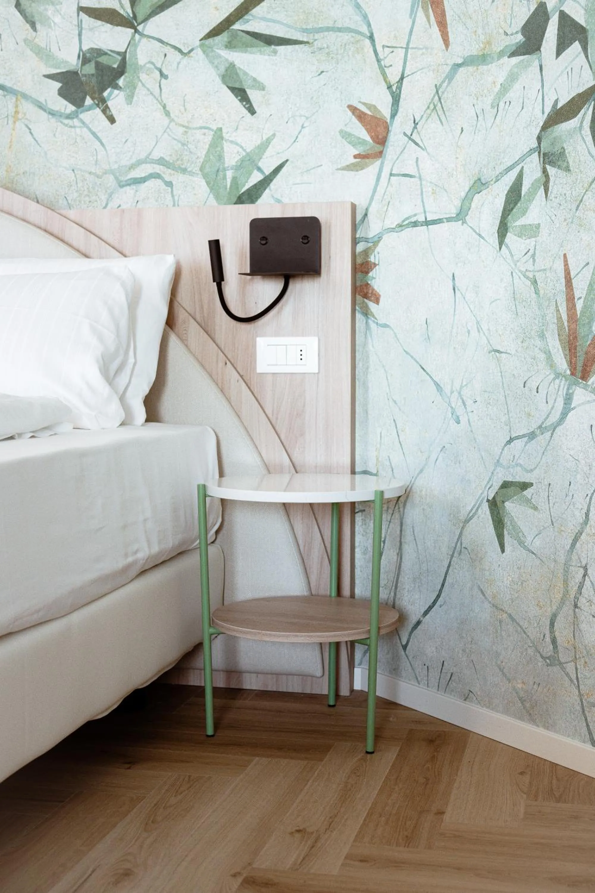 Bed in Hotel Cavalieri Palace & Suites