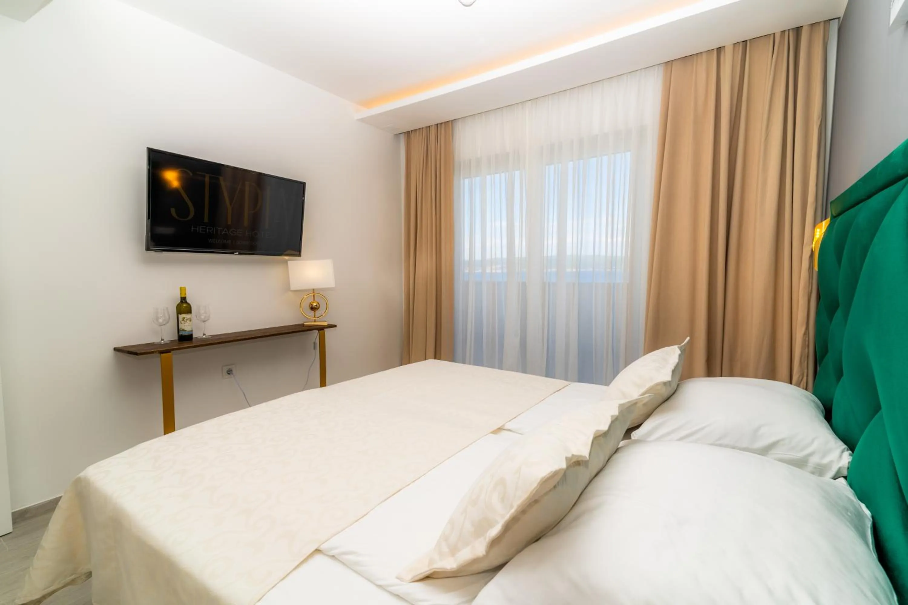 Bedroom, Bed in Heritage Hotel Stypia