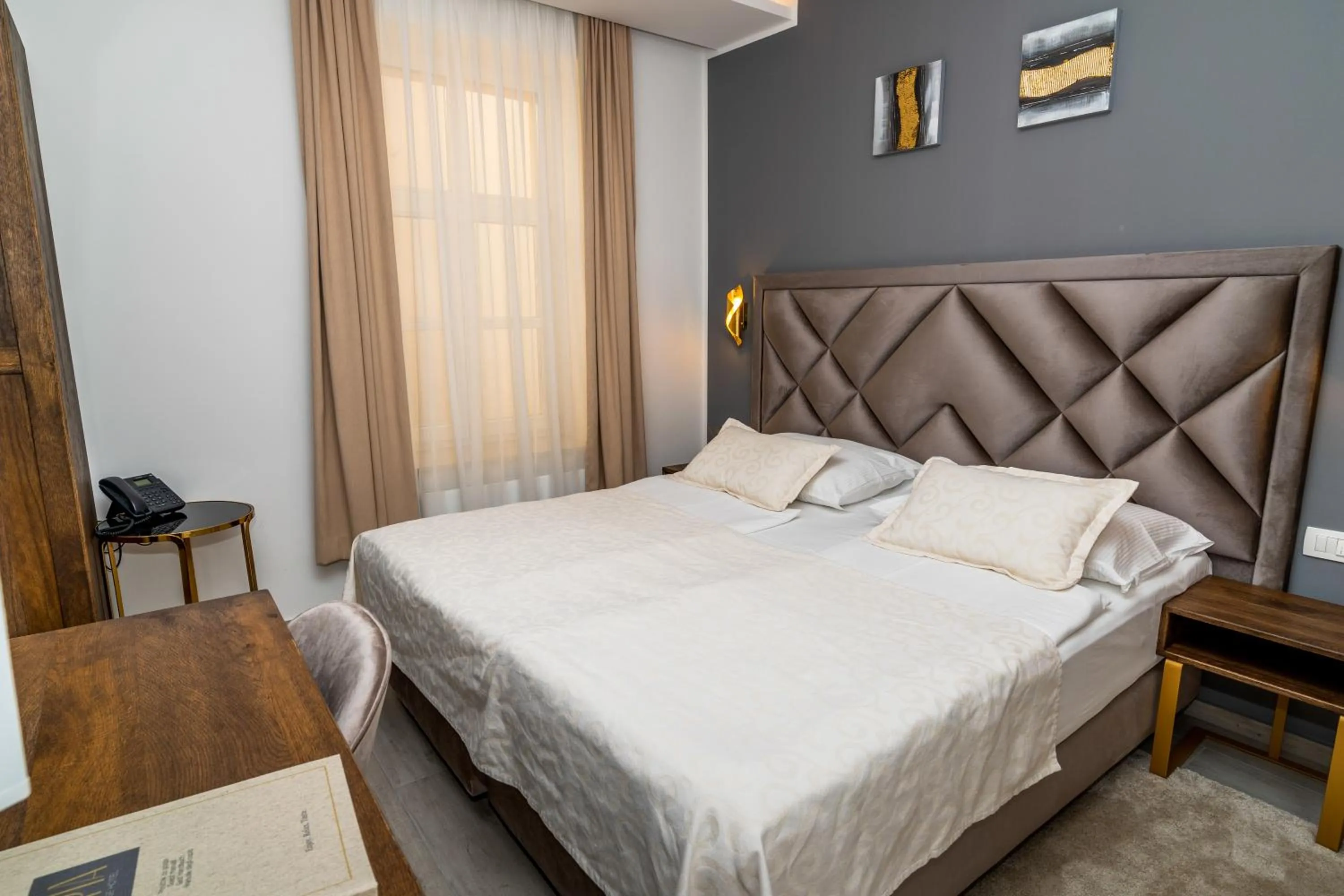 Bed in Heritage Hotel Stypia