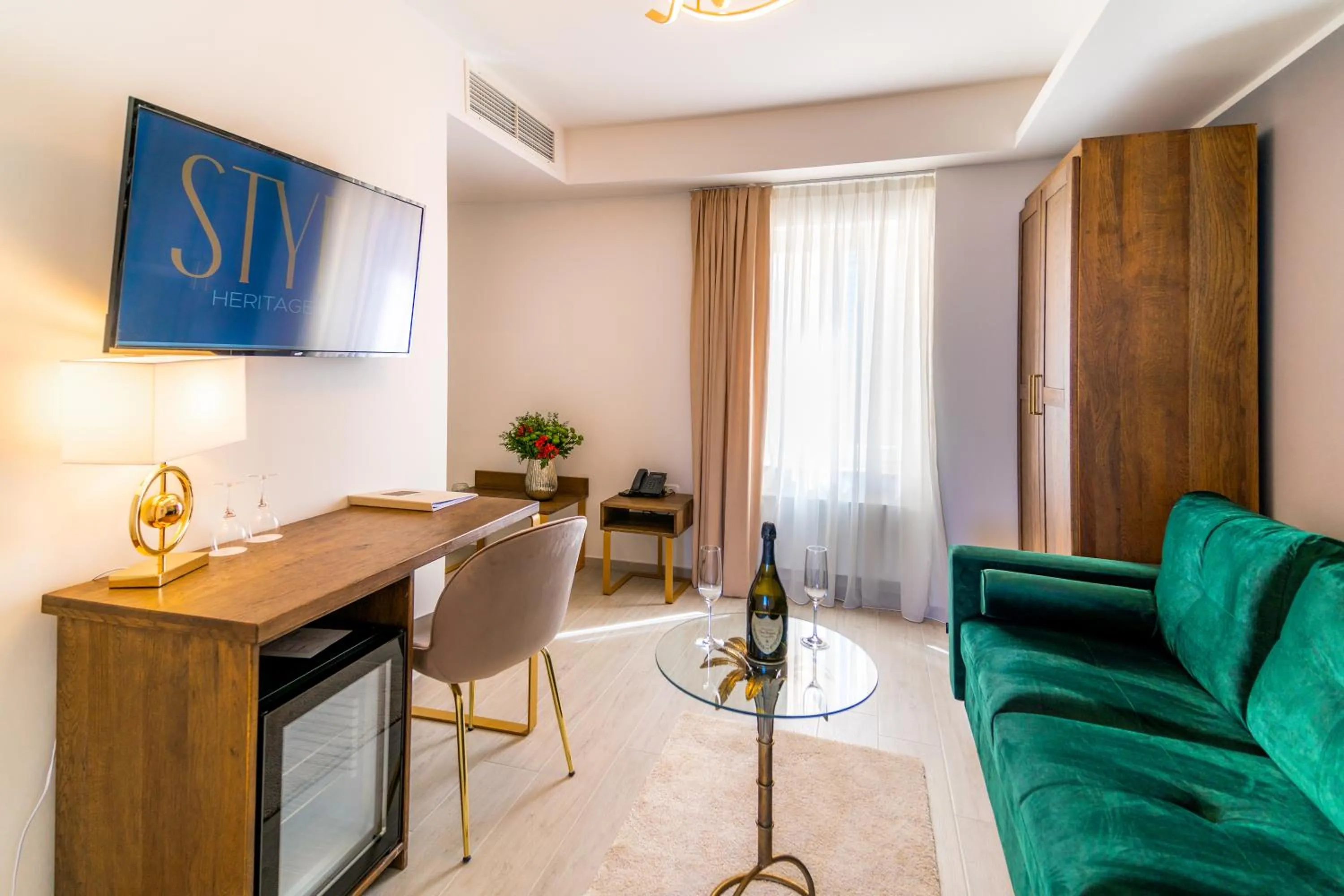 Living room in Heritage Hotel Stypia