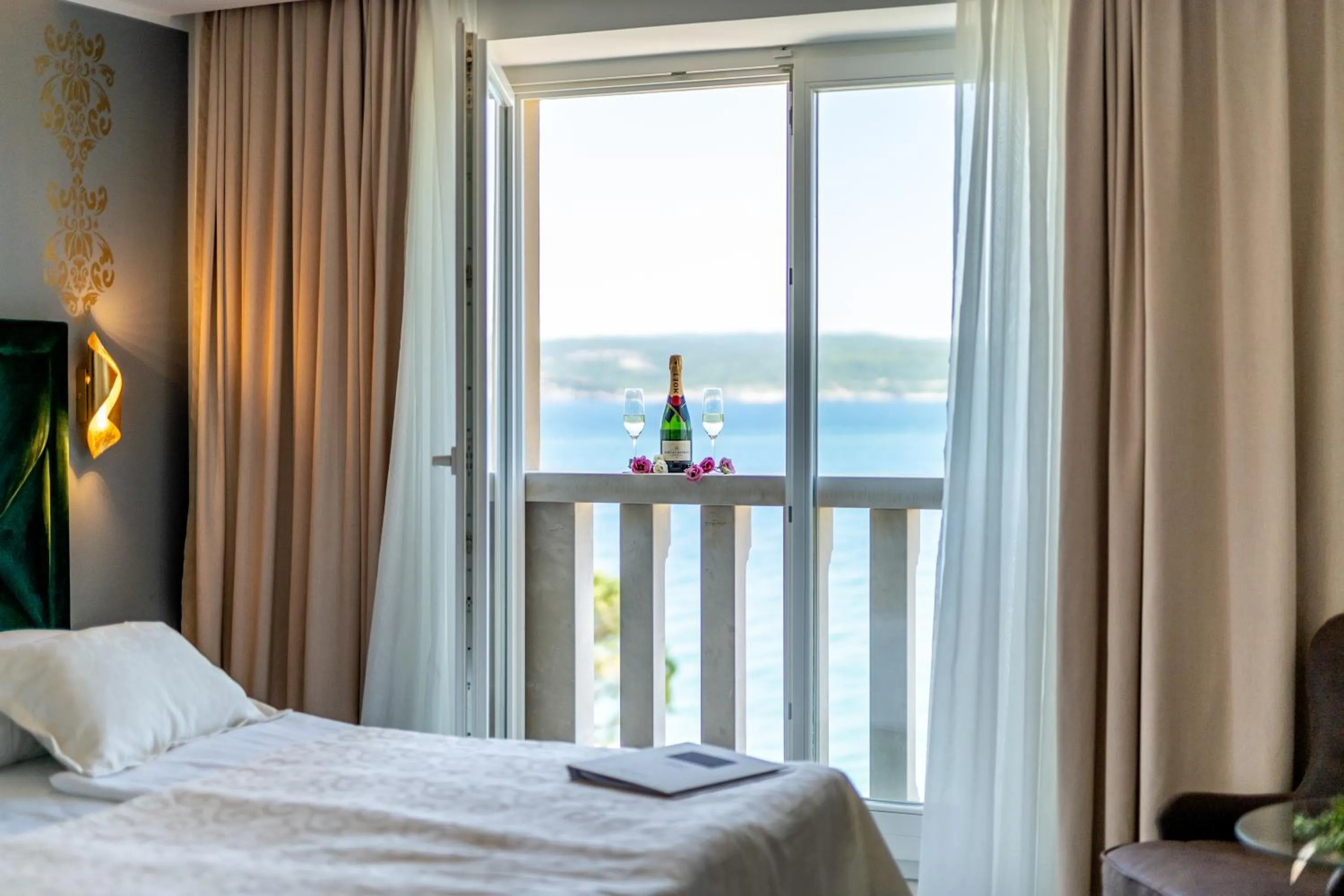 View (from property/room), Bed in Heritage Hotel Stypia