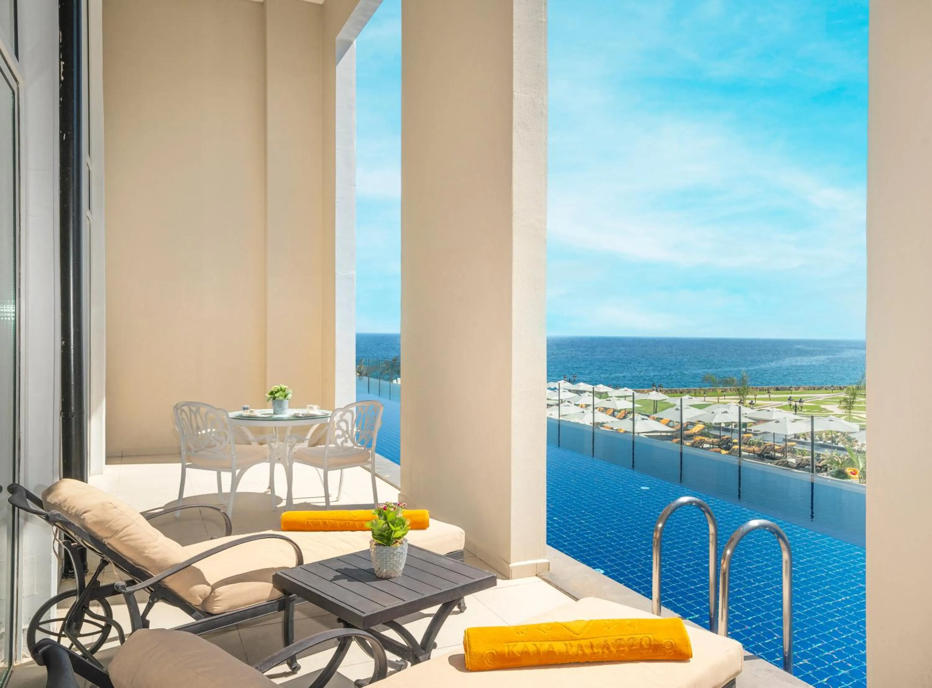 Pool view in Kaya Palazzo Resort & Casino