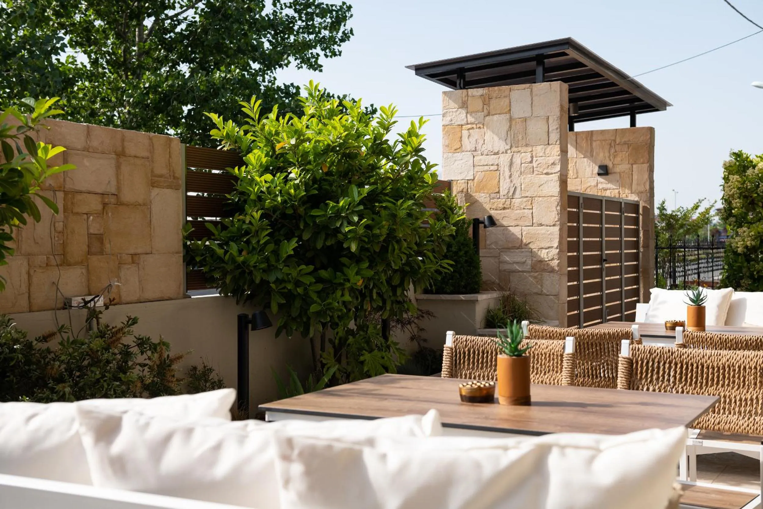 Patio in ELLE Rooms & Suites