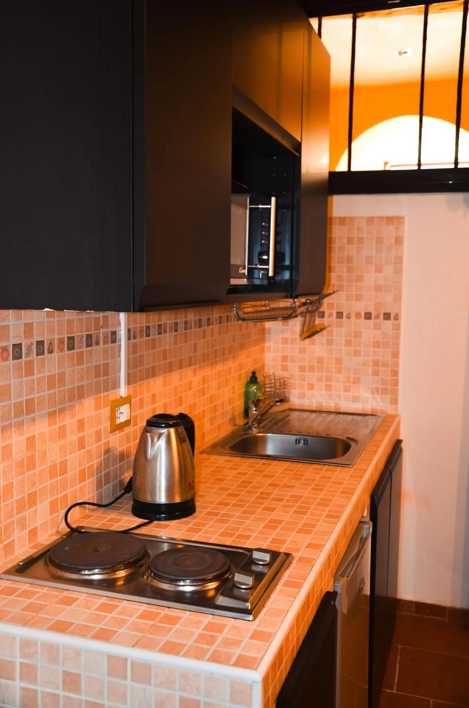 Kitchen or kitchenette in Hotel Anfiteatro Flavio