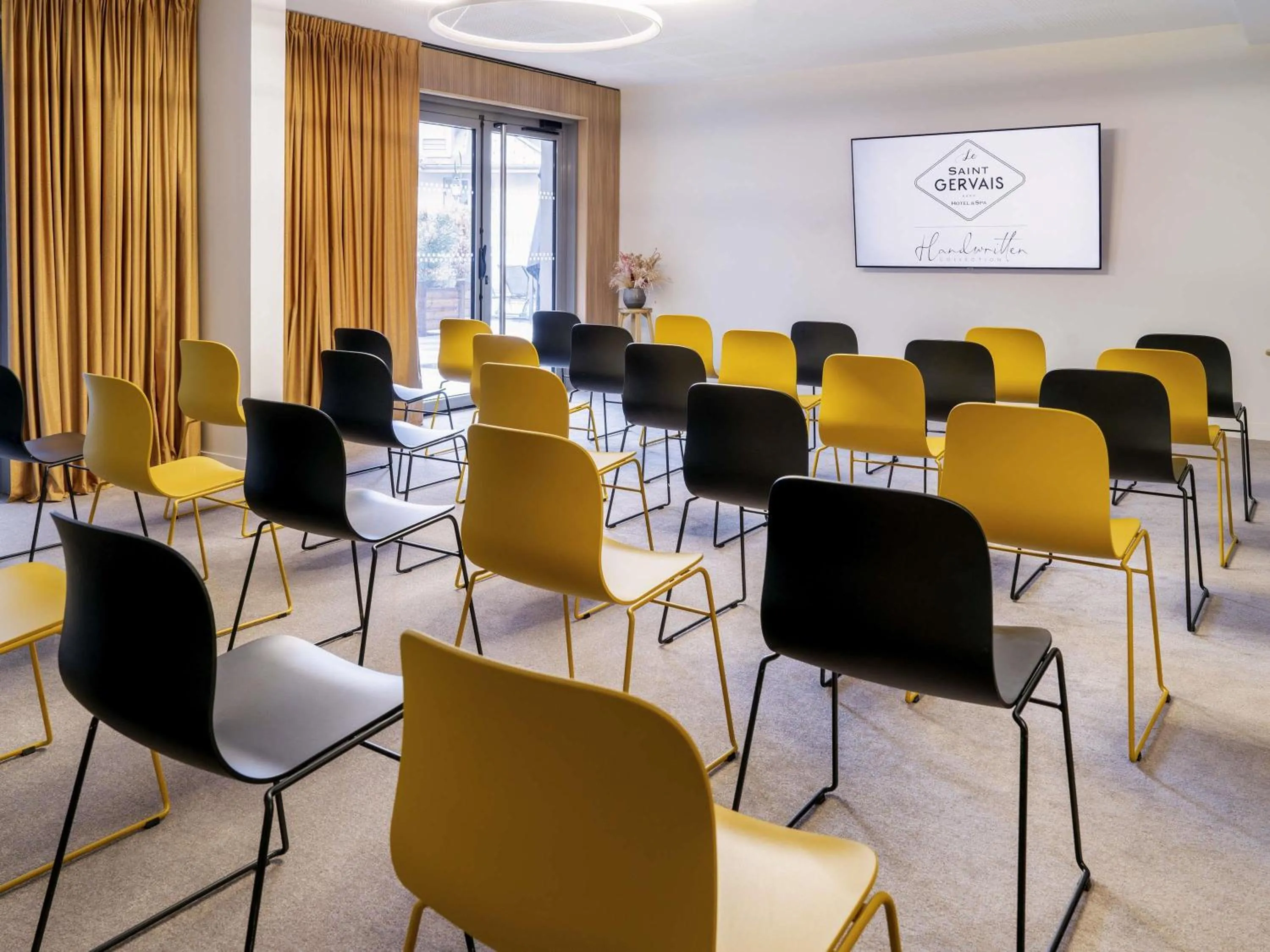 Meeting/conference room in Le Saint Gervais Hotel & Spa Handwritten Collection