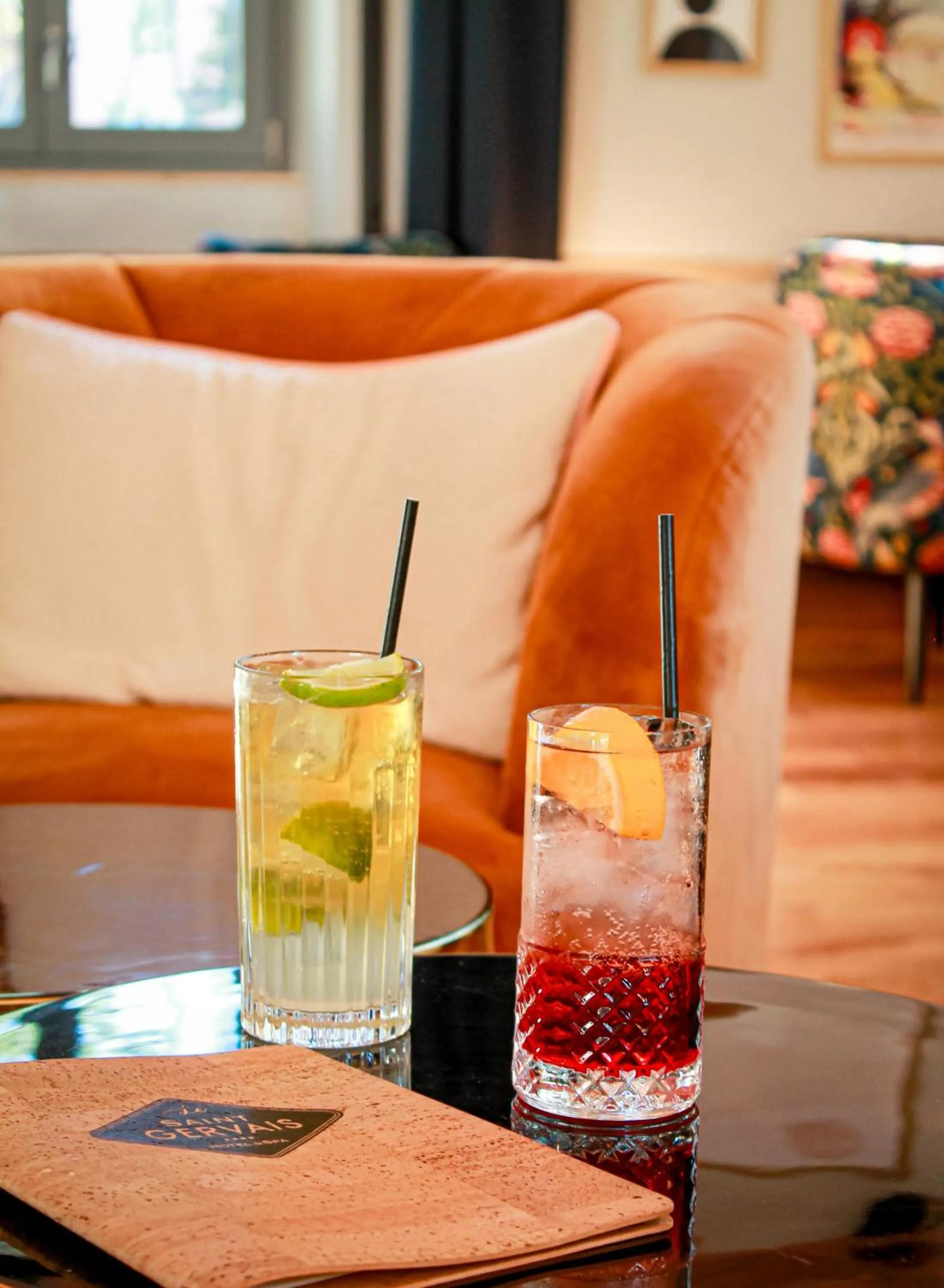 Lounge or bar in Le Saint Gervais Hotel & Spa Handwritten Collection