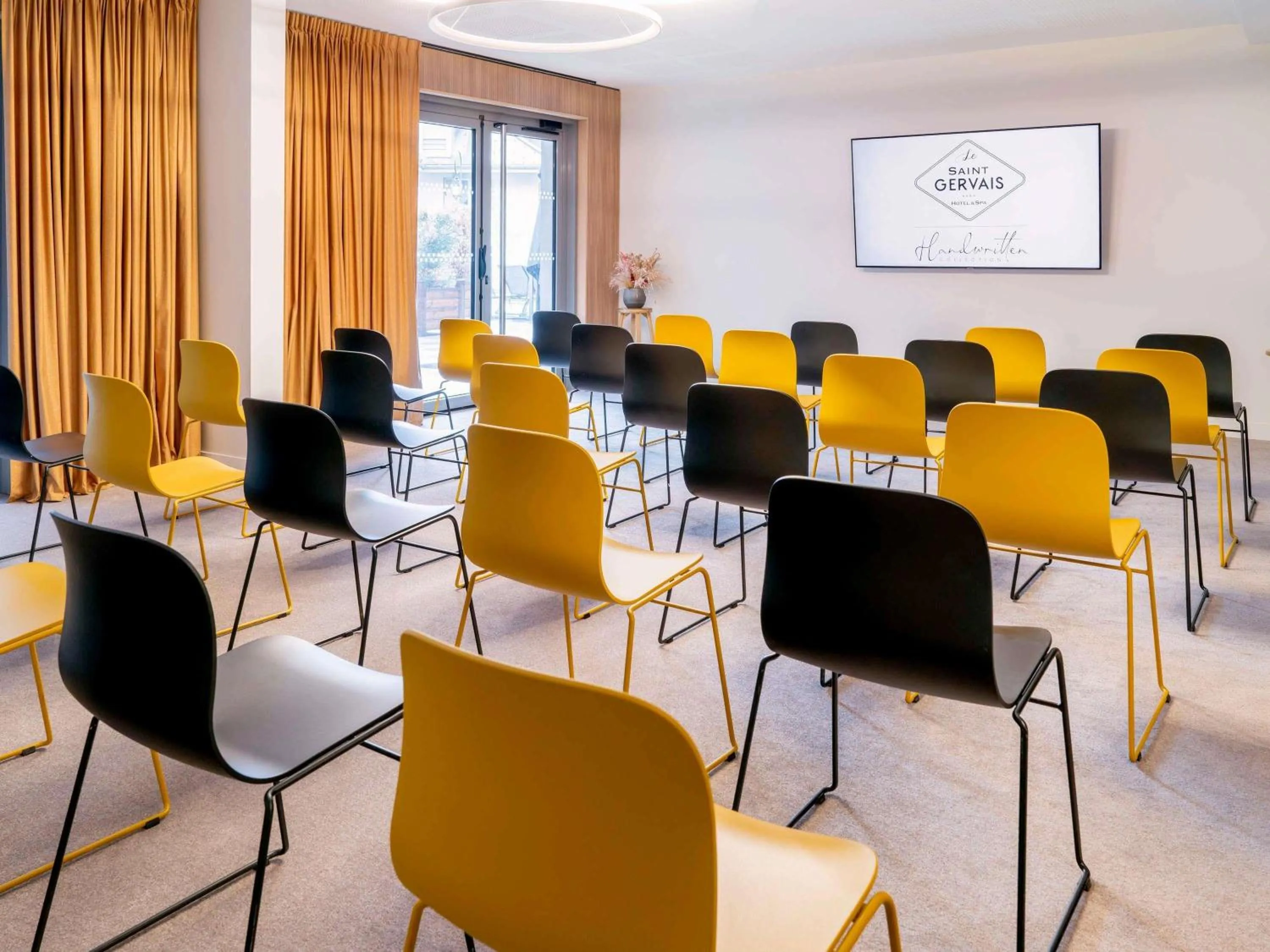Meeting/conference room in Le Saint Gervais Hotel & Spa Handwritten Collection