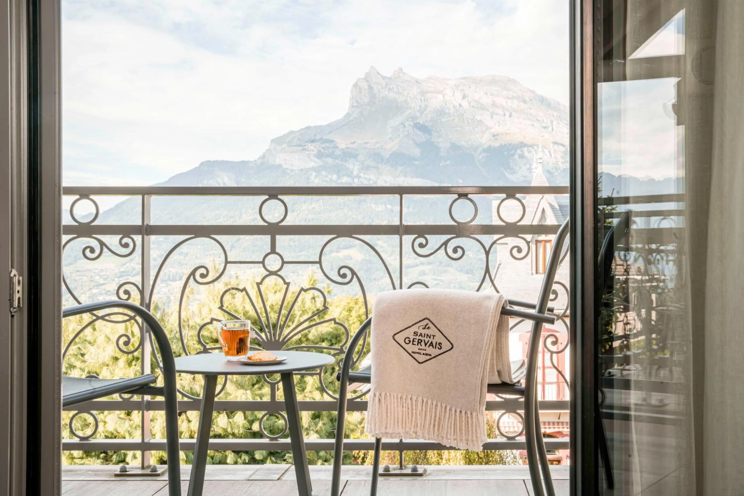 Balcony/Terrace in Le Saint Gervais Hotel & Spa Handwritten Collection