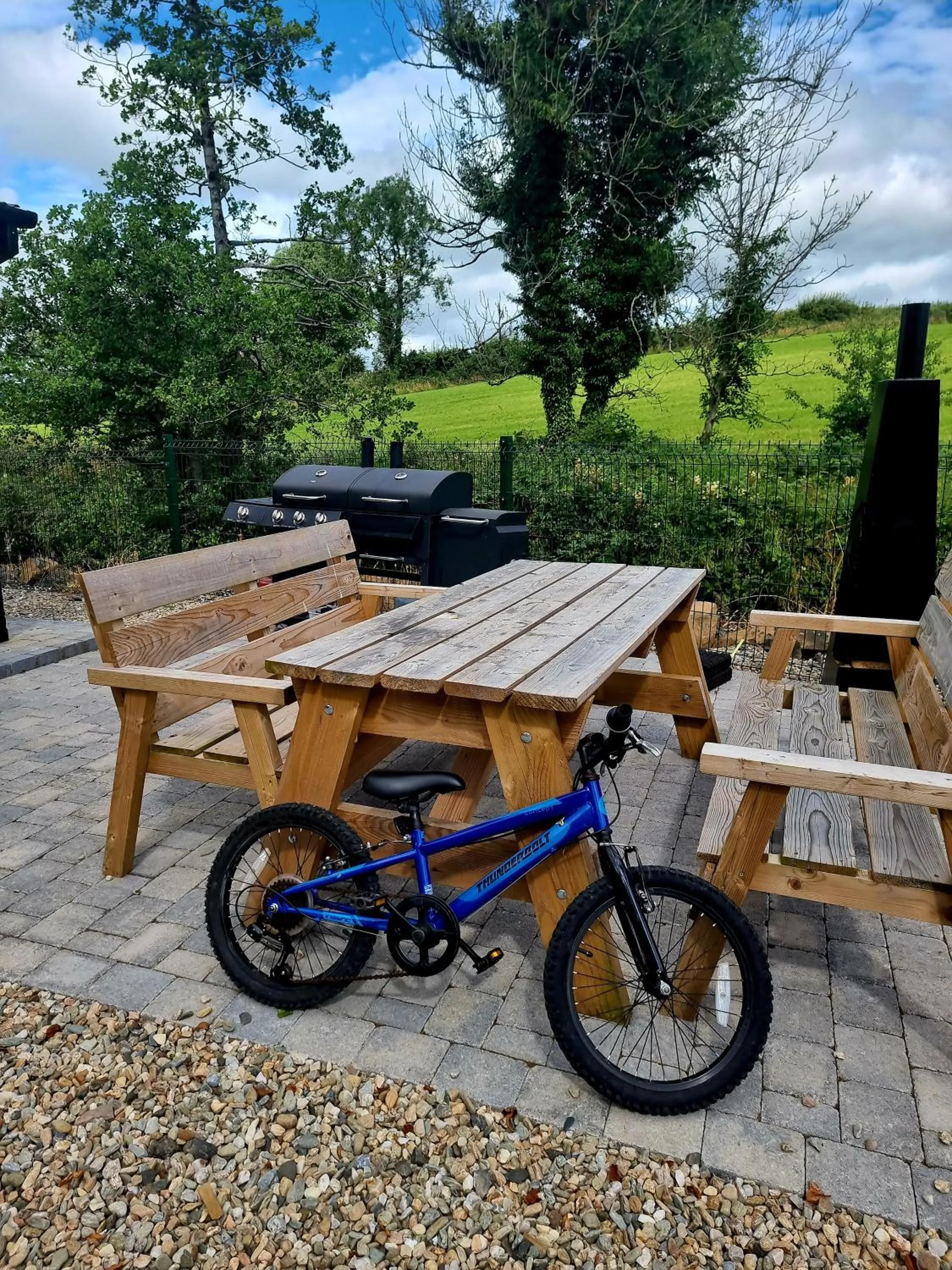 BBQ facilities in Walsh's Mill Lodges & Linen House