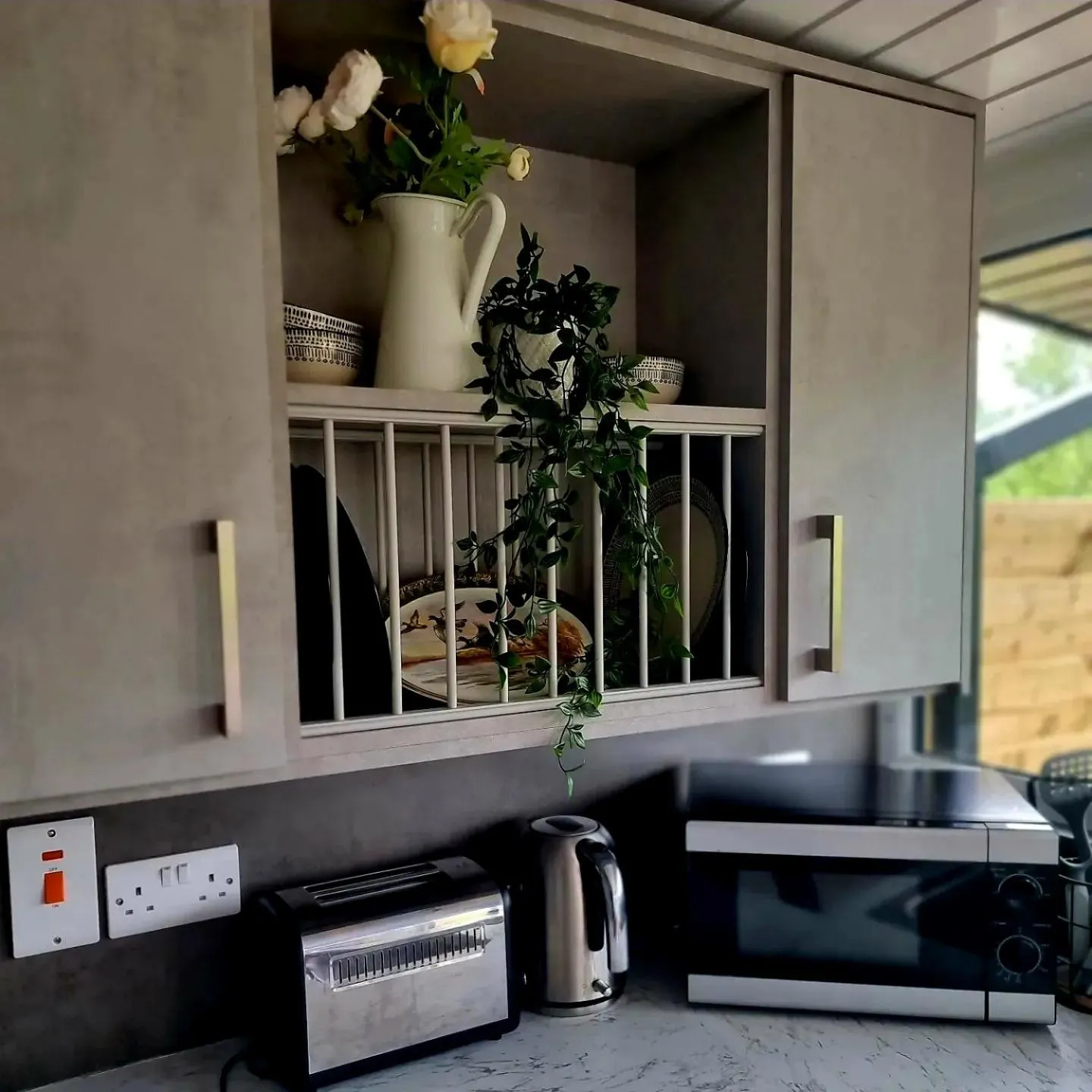 Kitchen or kitchenette in Walsh's Mill Lodges & Linen House