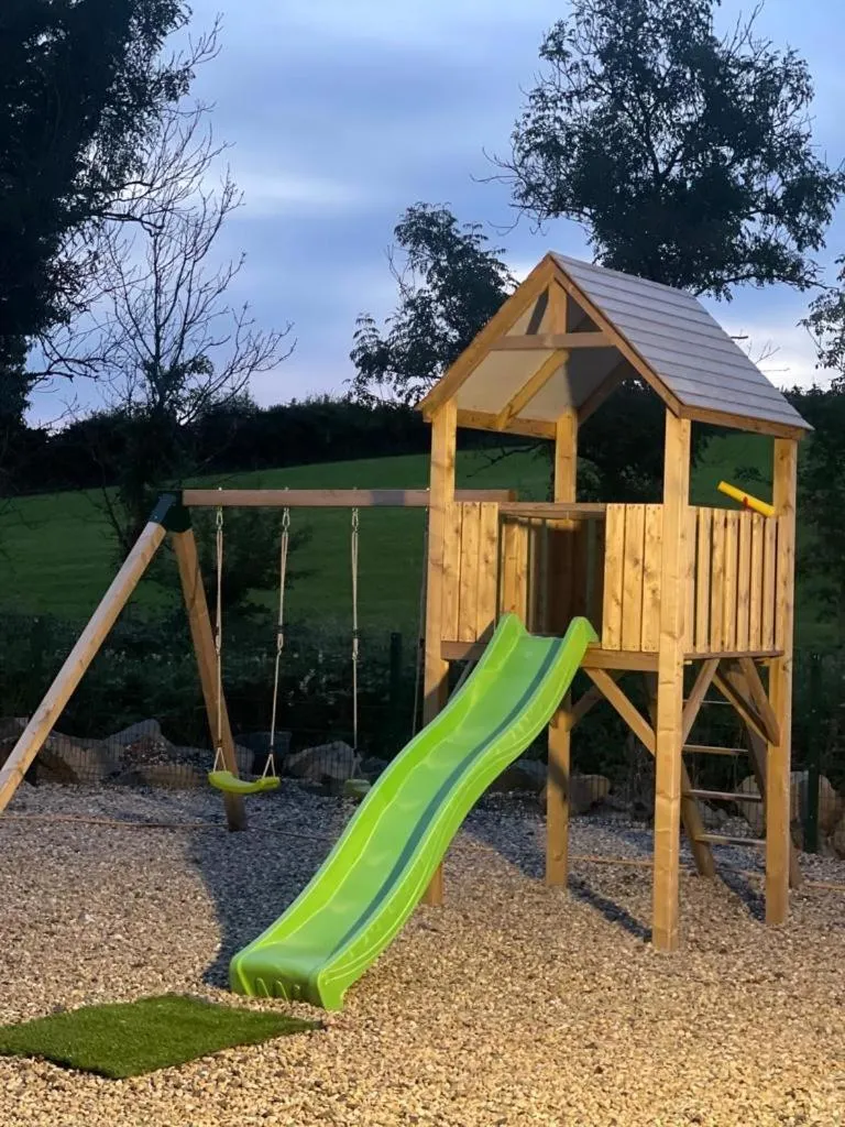 Children play ground in Walsh's Mill Lodges & Linen House