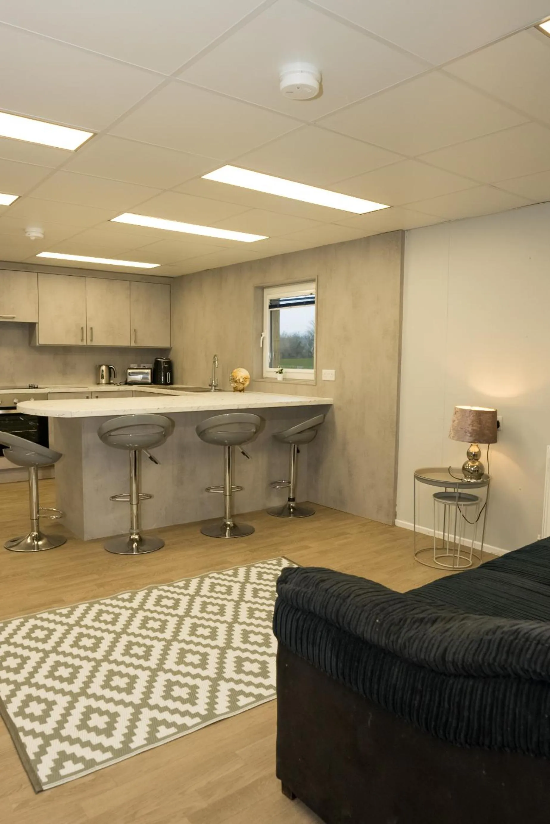 Dining area in Walsh's Mill Lodges & Linen House