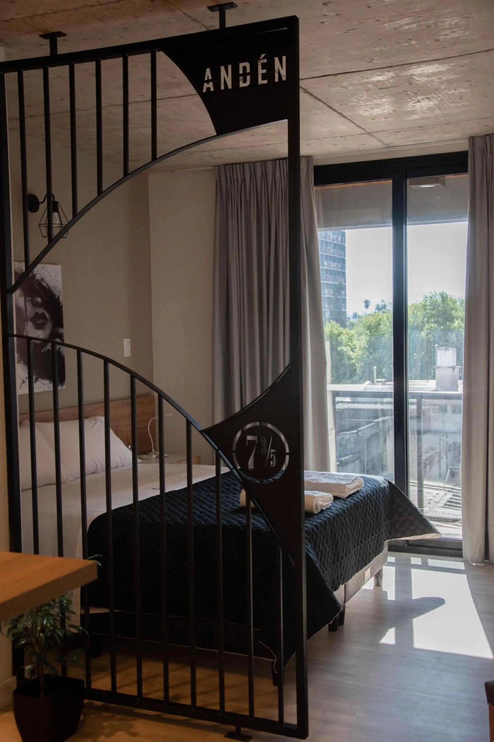 Bed in ANDÉN FMA-Coliving