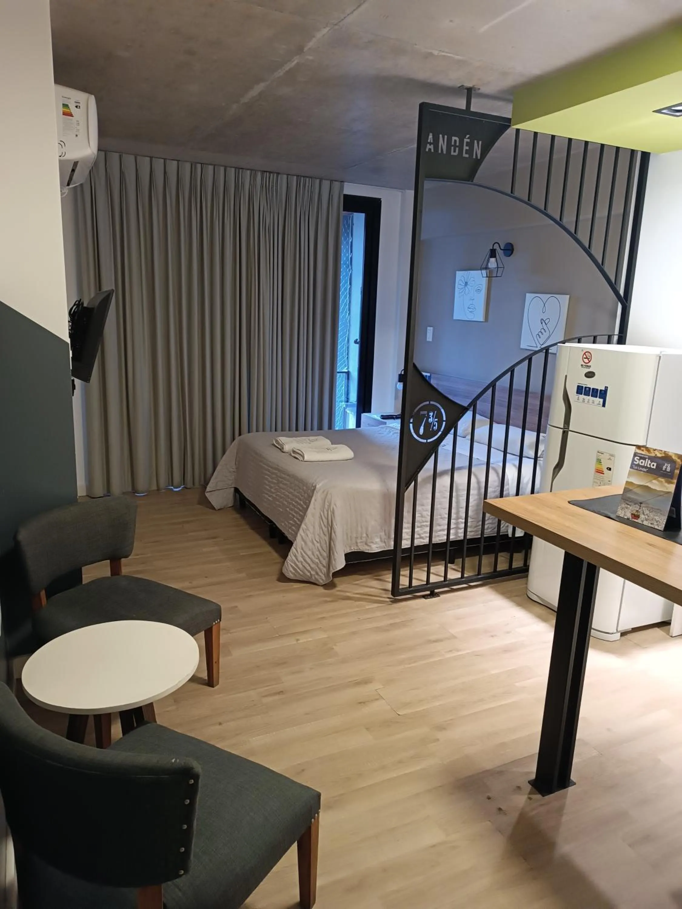 Bed in ANDÉN FMA-Coliving