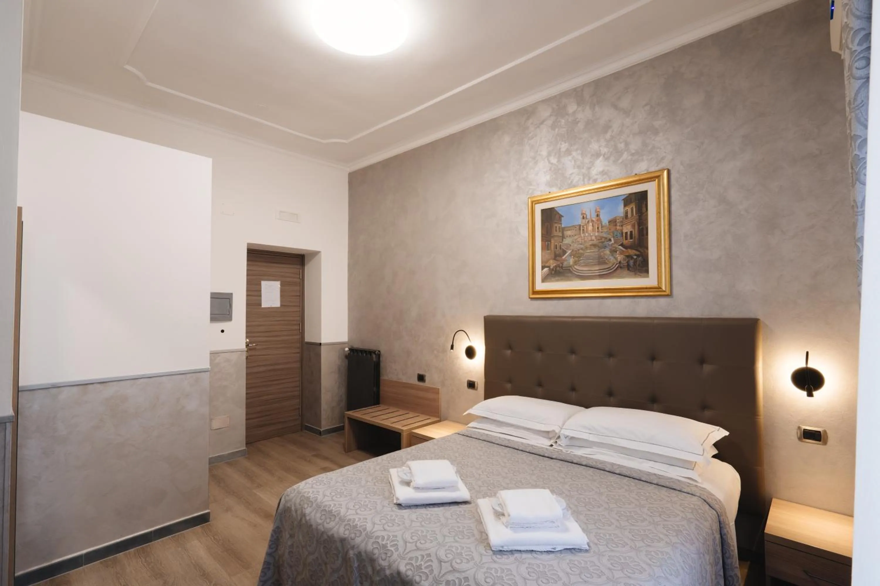 Bed in Hotel Centro Cavour Roma