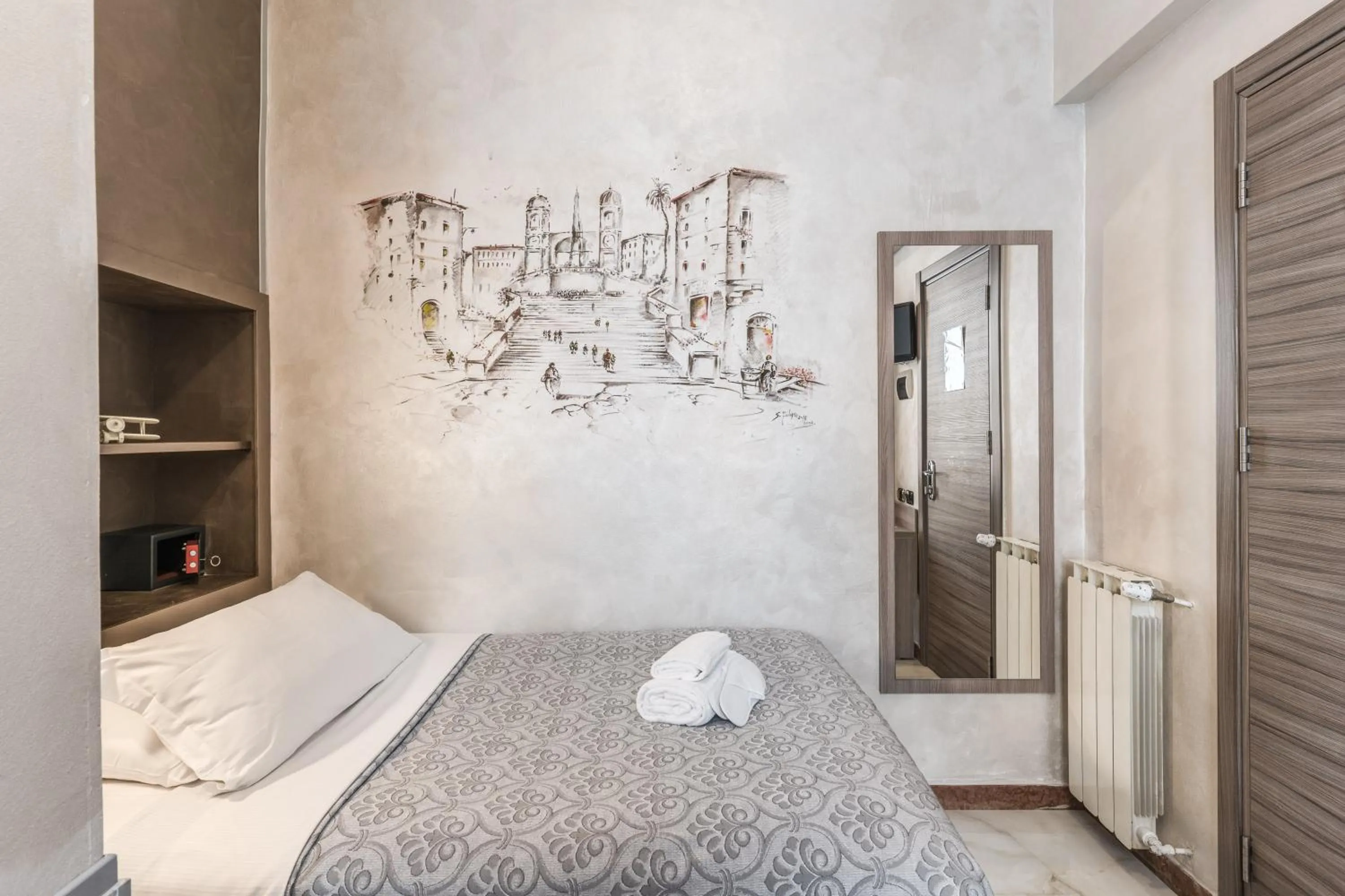 Bed in Hotel Centro Cavour Roma