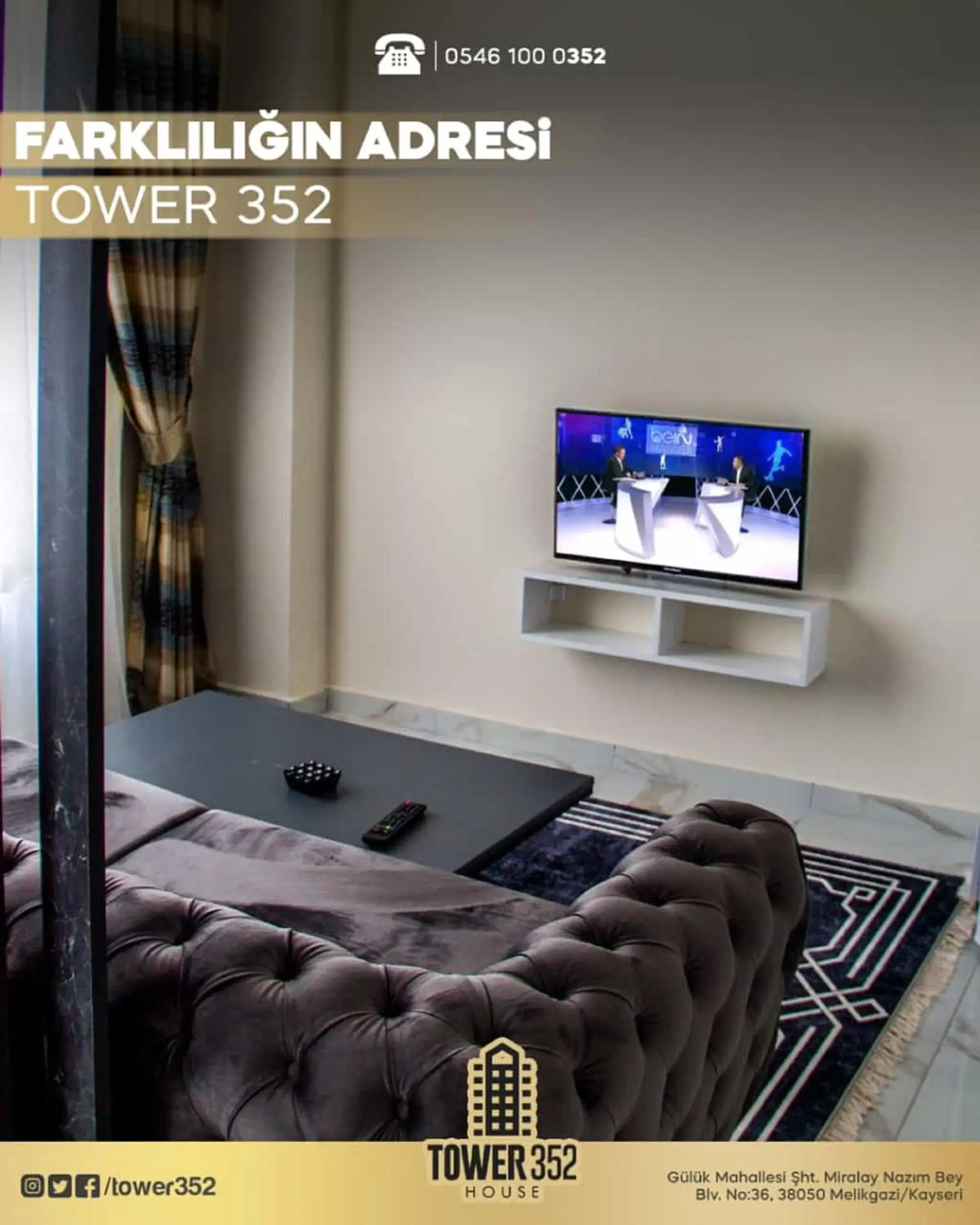 TV and multimedia in Tower352 TV and multimedia in Tower352