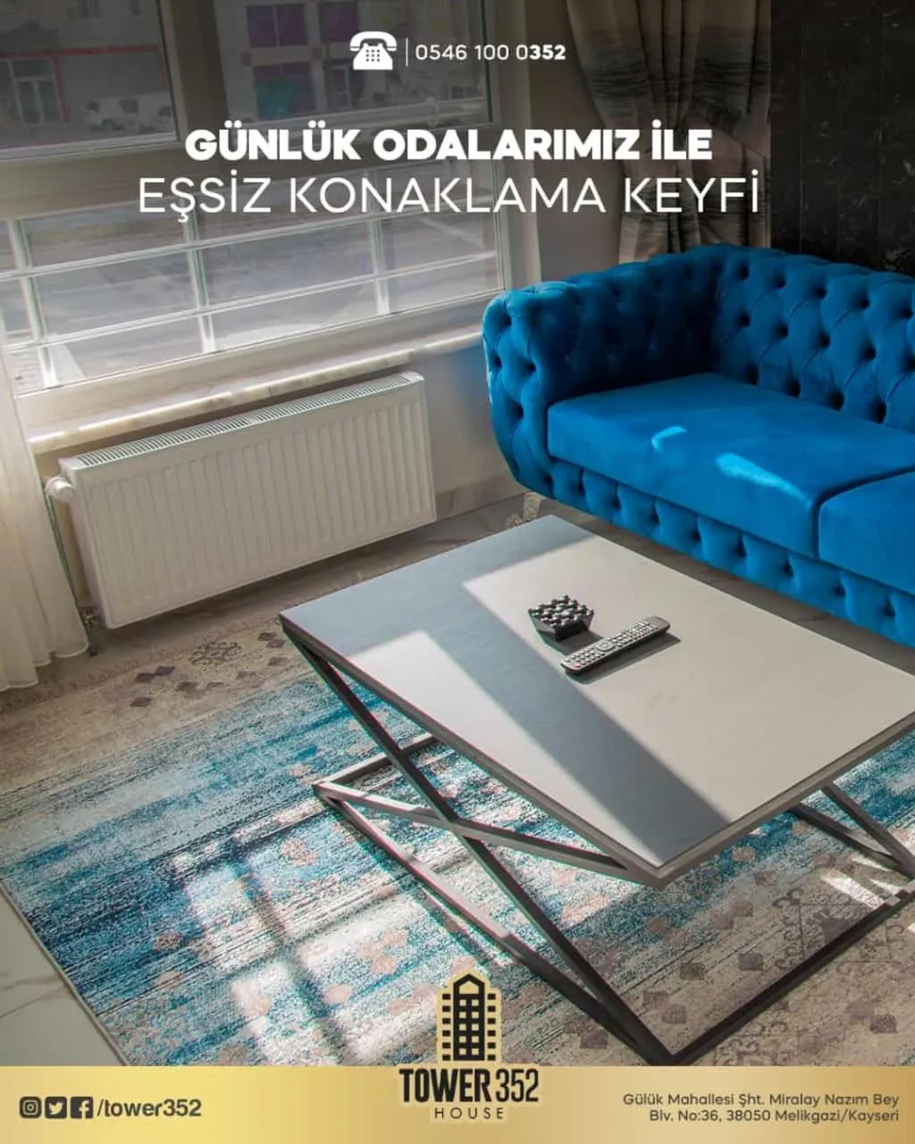 Seating area in Tower352