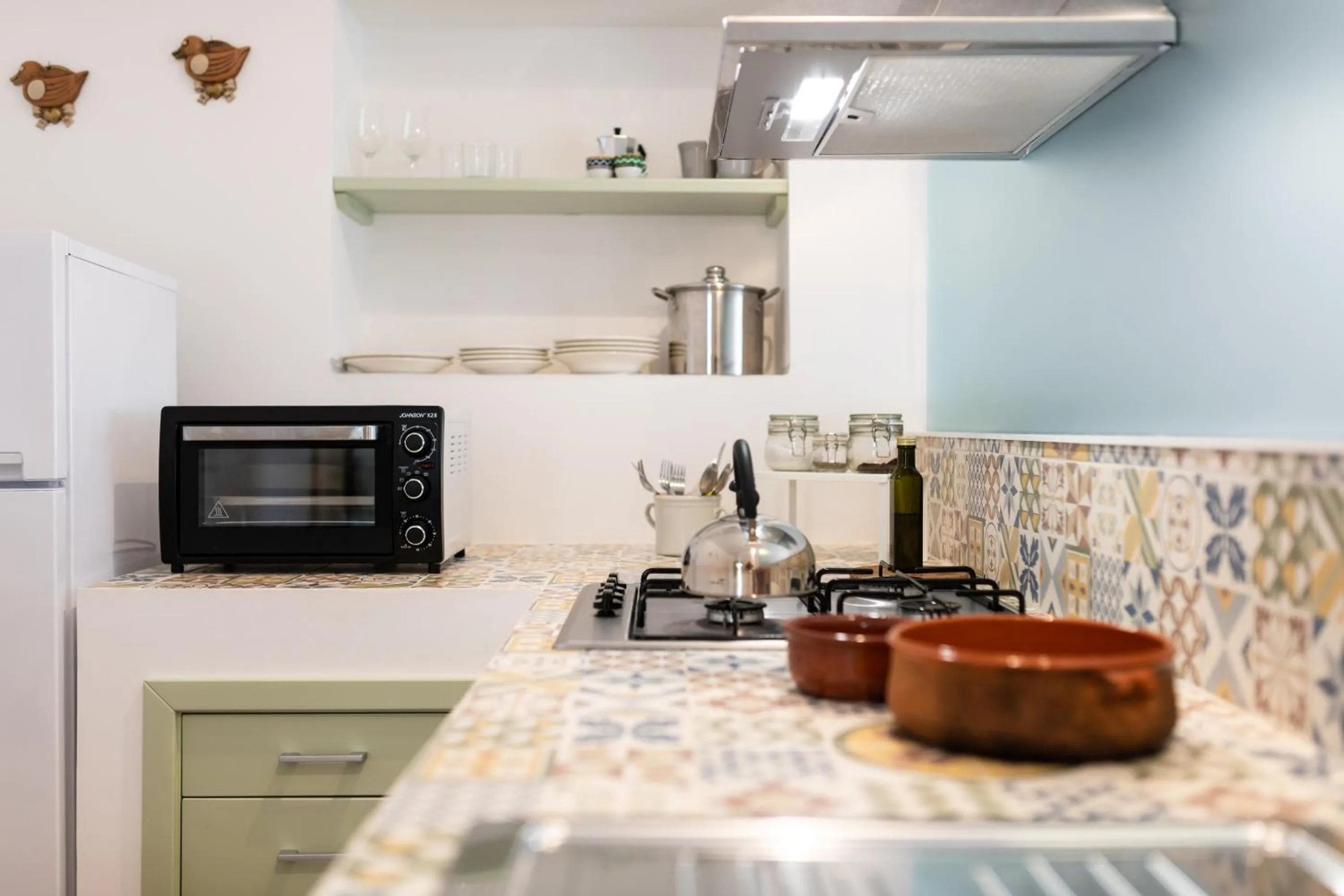 Kitchen or kitchenette in La Casèdde