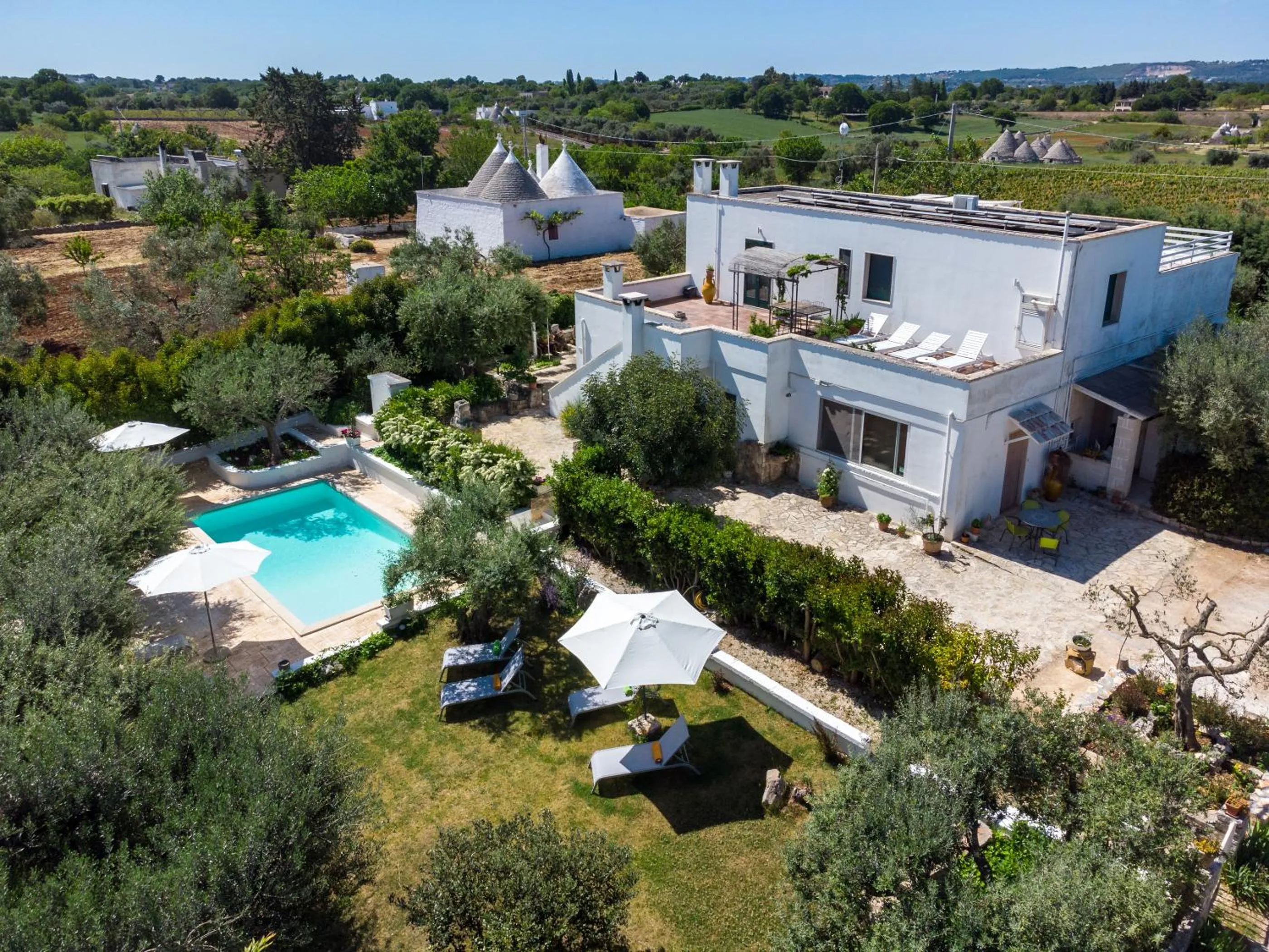 Bird's eye view in La Casèdde