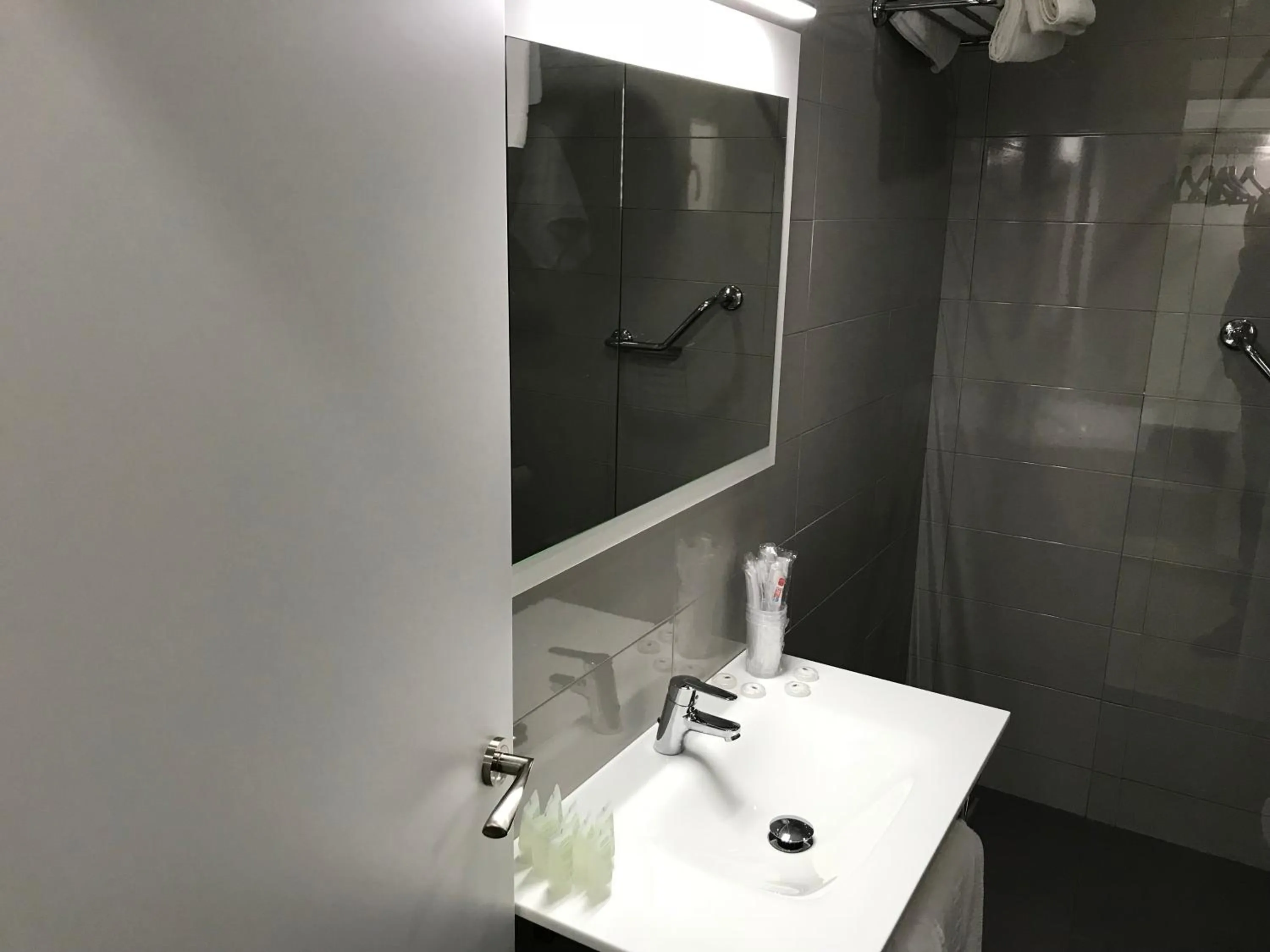 Bathroom in Hotel Restaurante Santa Cruz