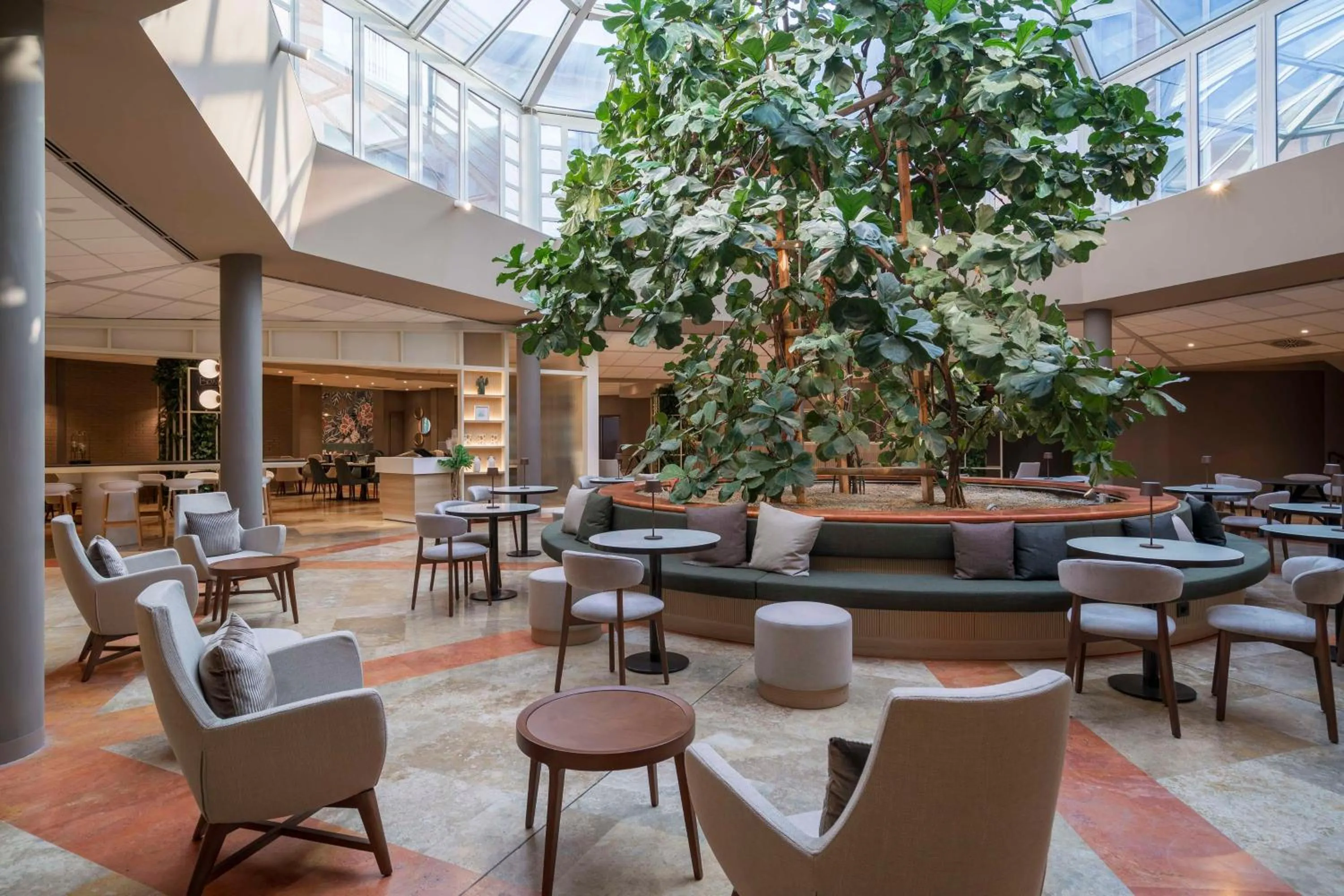 Lobby or reception in Hilton Garden Inn Bologna North
