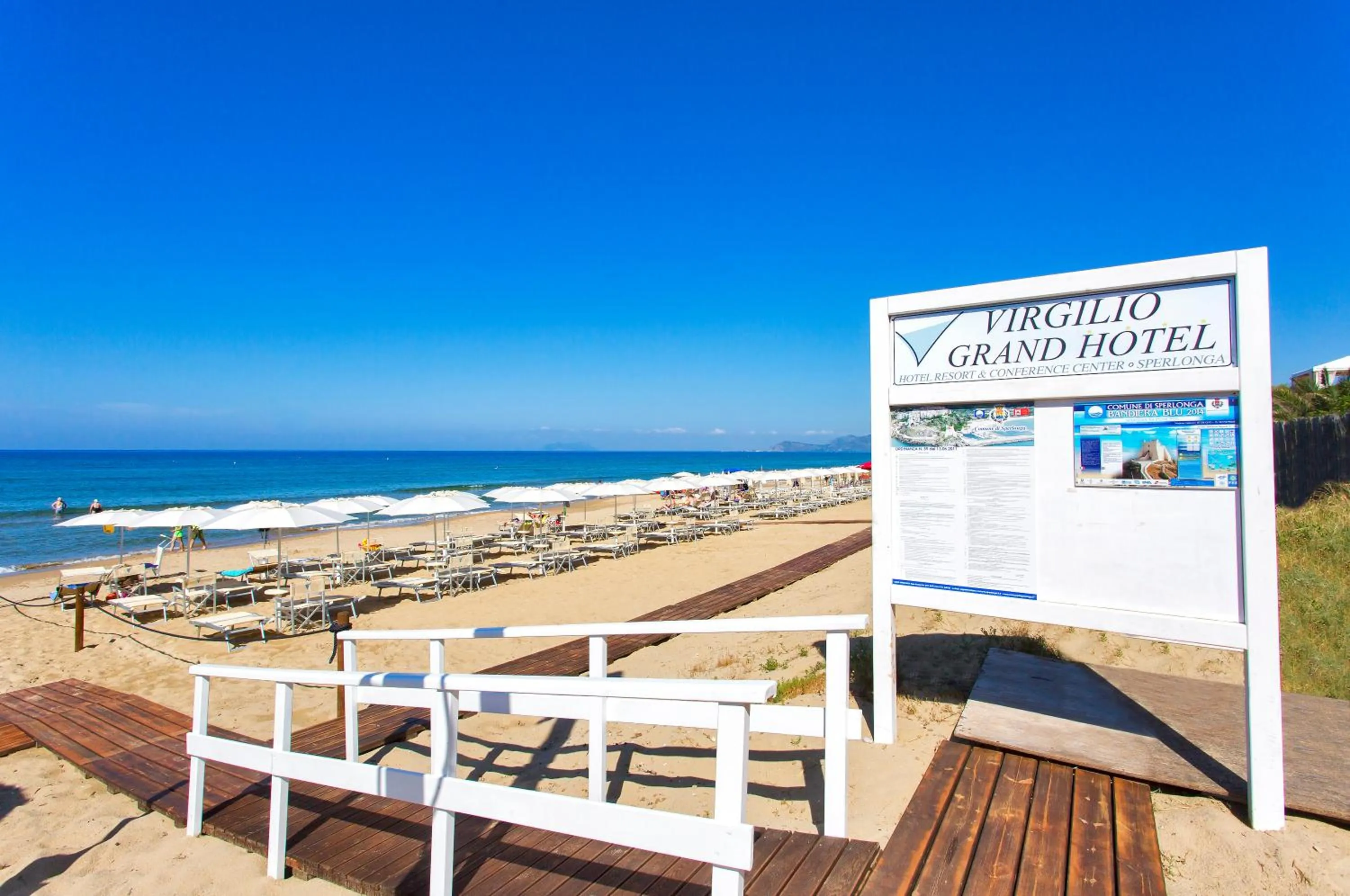 Beach in Virgilio Grand Hotel